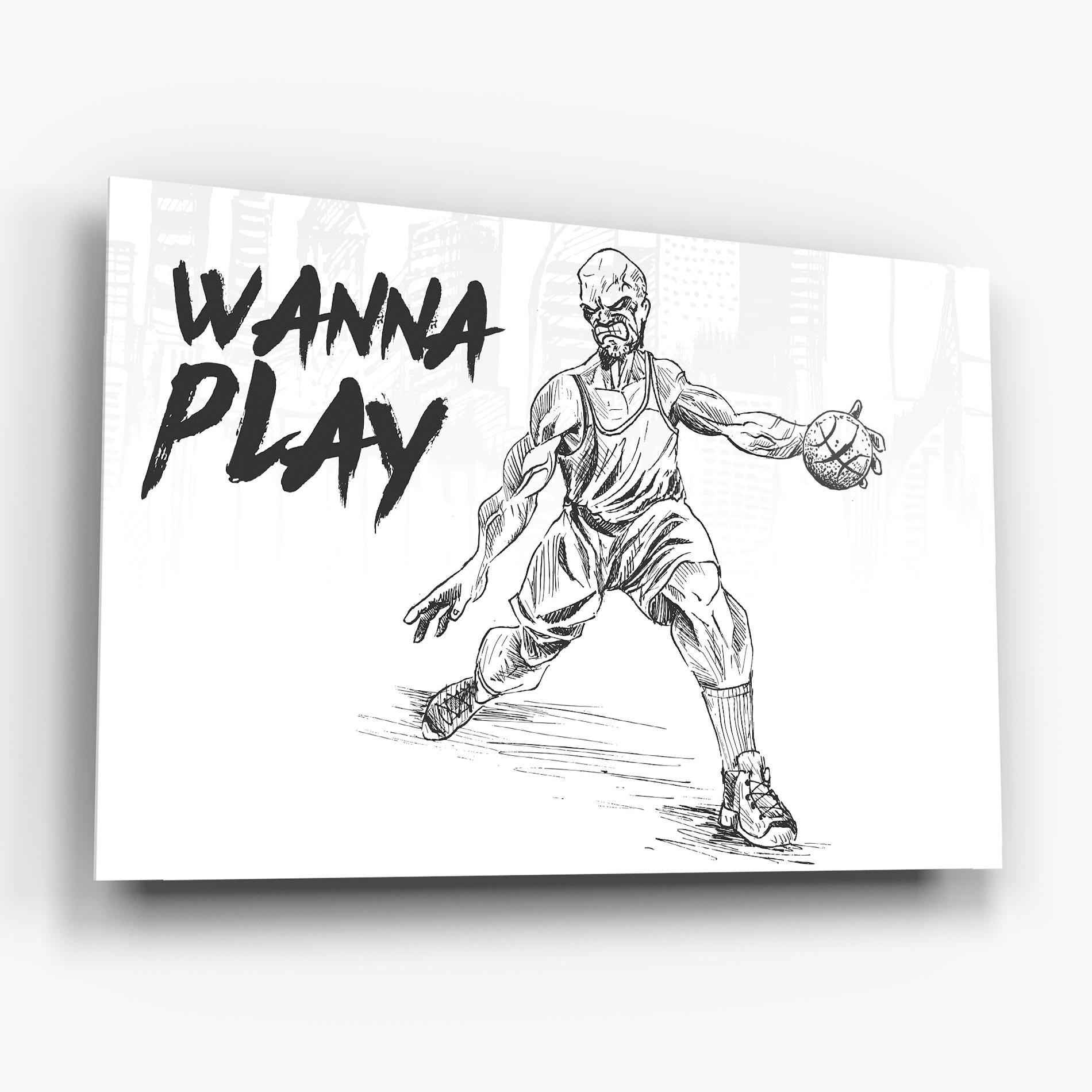 Üvegkép Wanna Play Basket mockup 6