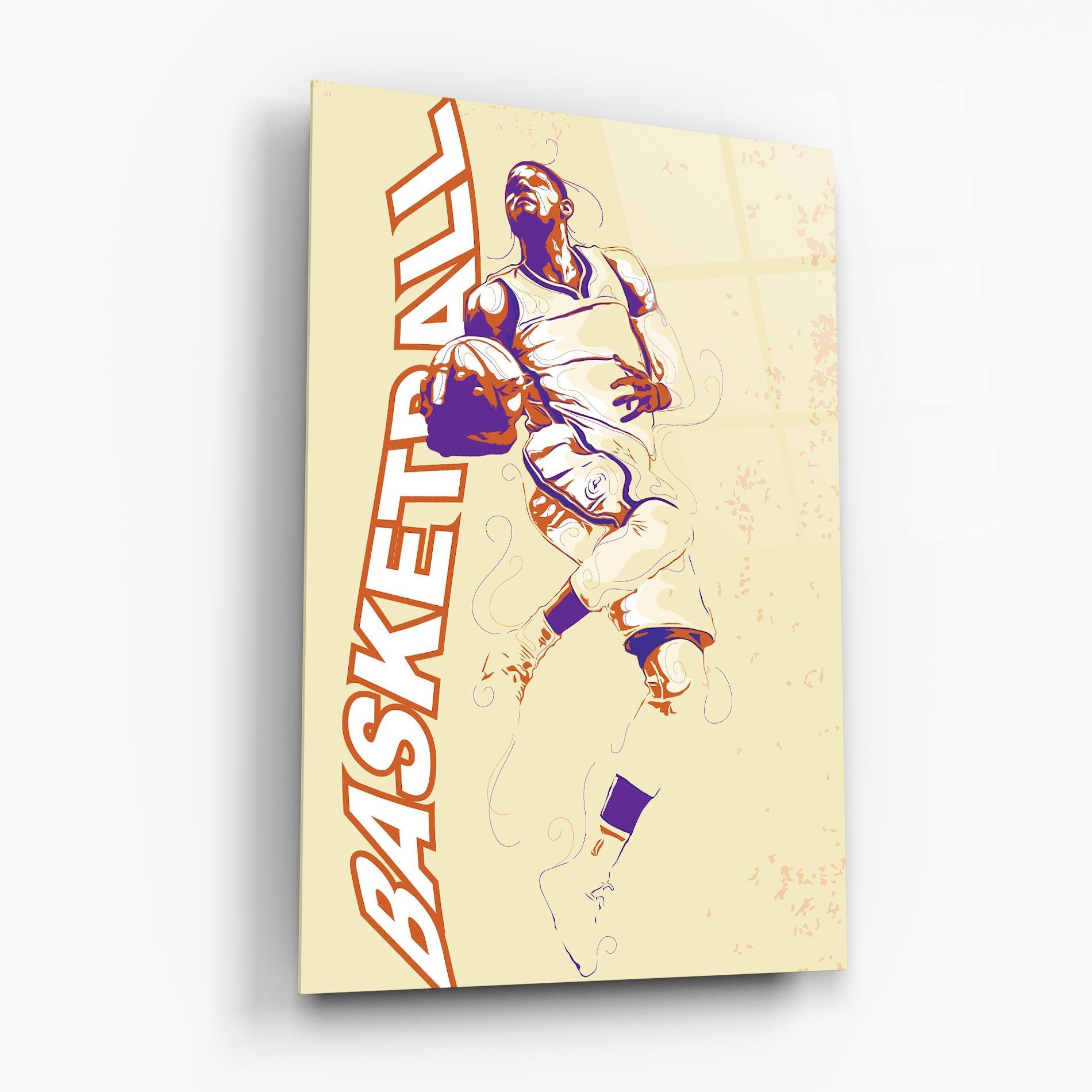 Üvegkép Basketball Cream mockup 6