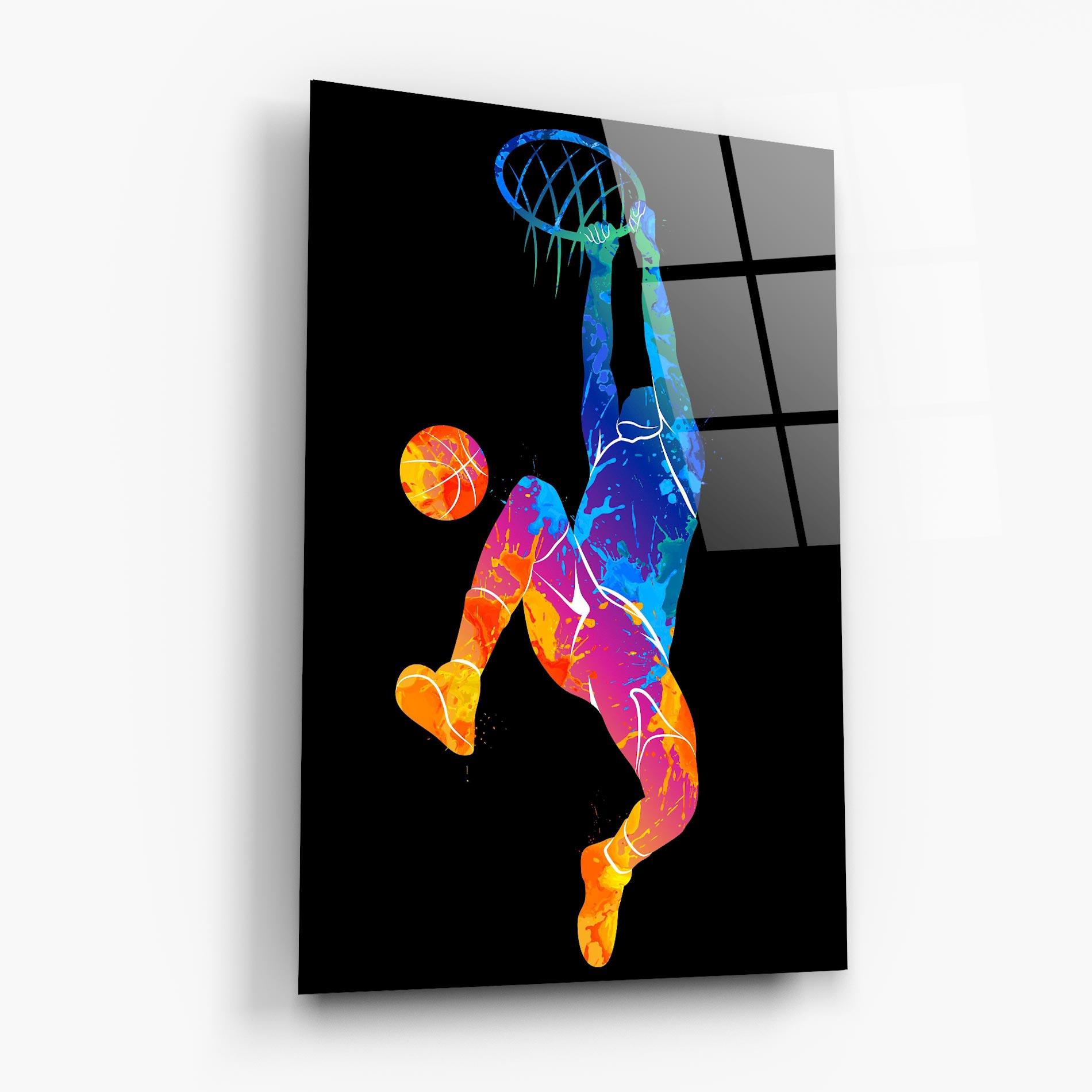 Üvegkép Blue Basket Hoop mockup 6