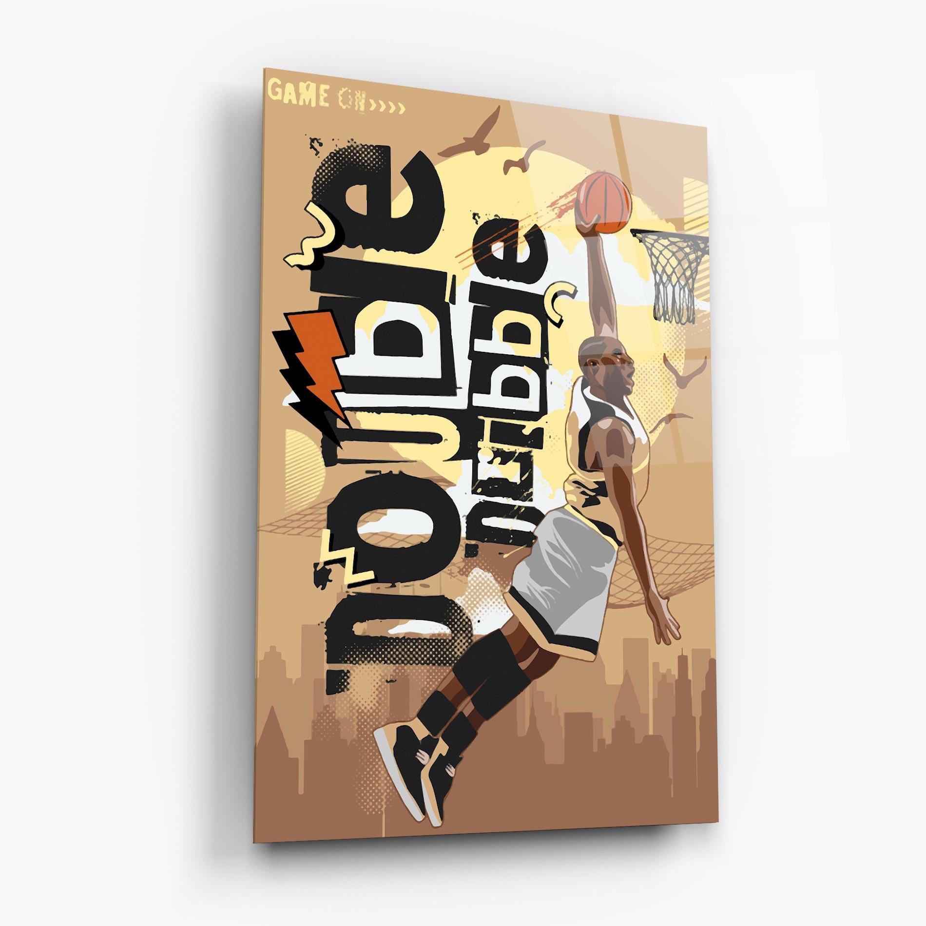 Üvegkép Double Dribble mockup 6