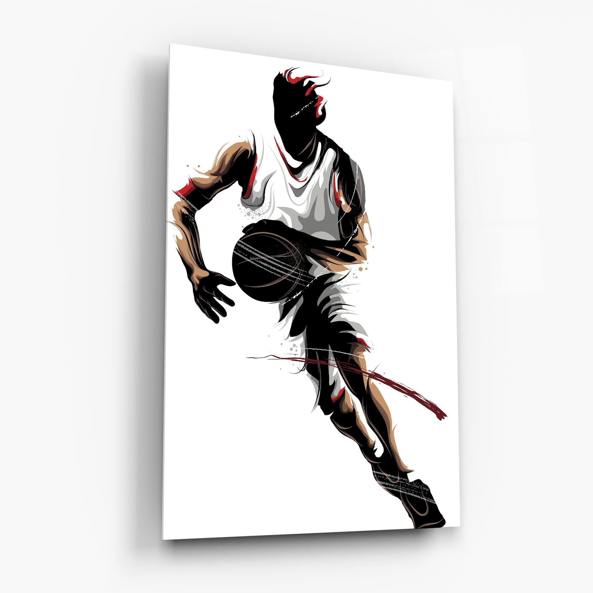 Üvegkép Dribbling Run mockup 6