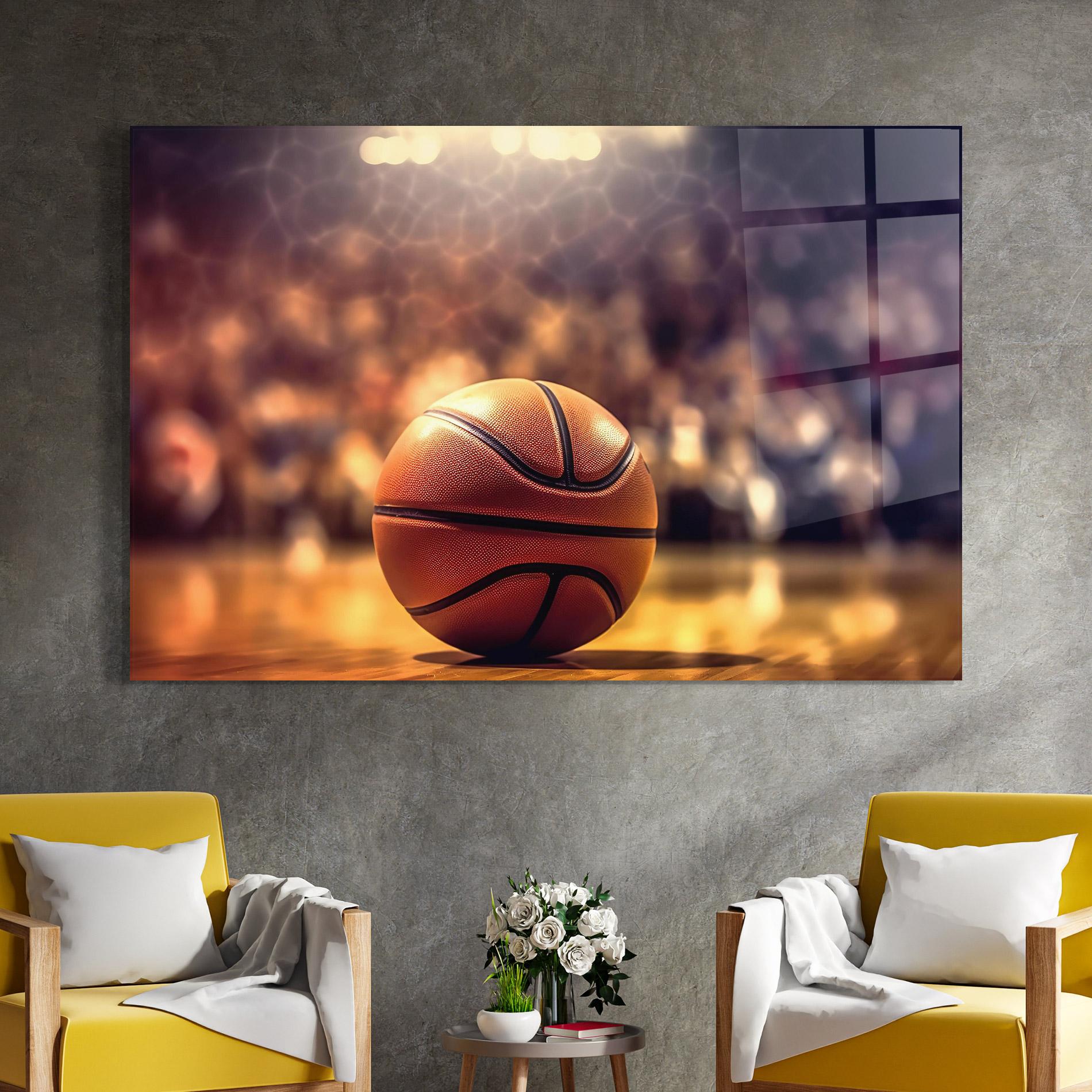 Üvegkép Basketball Arena mockup 4