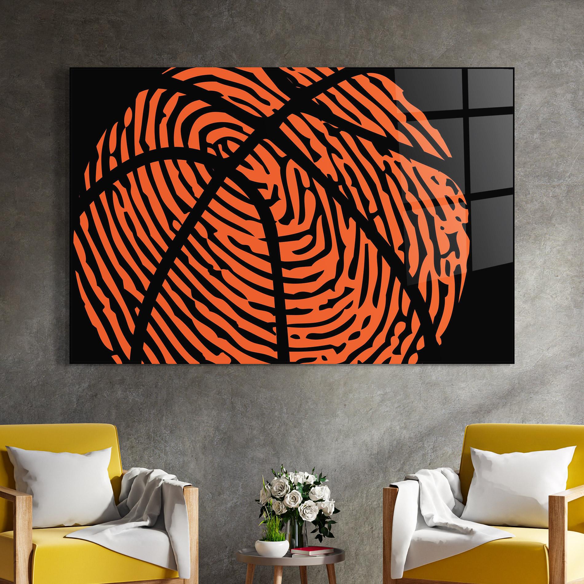 Üvegkép Fingerprint Basketball mockup 4