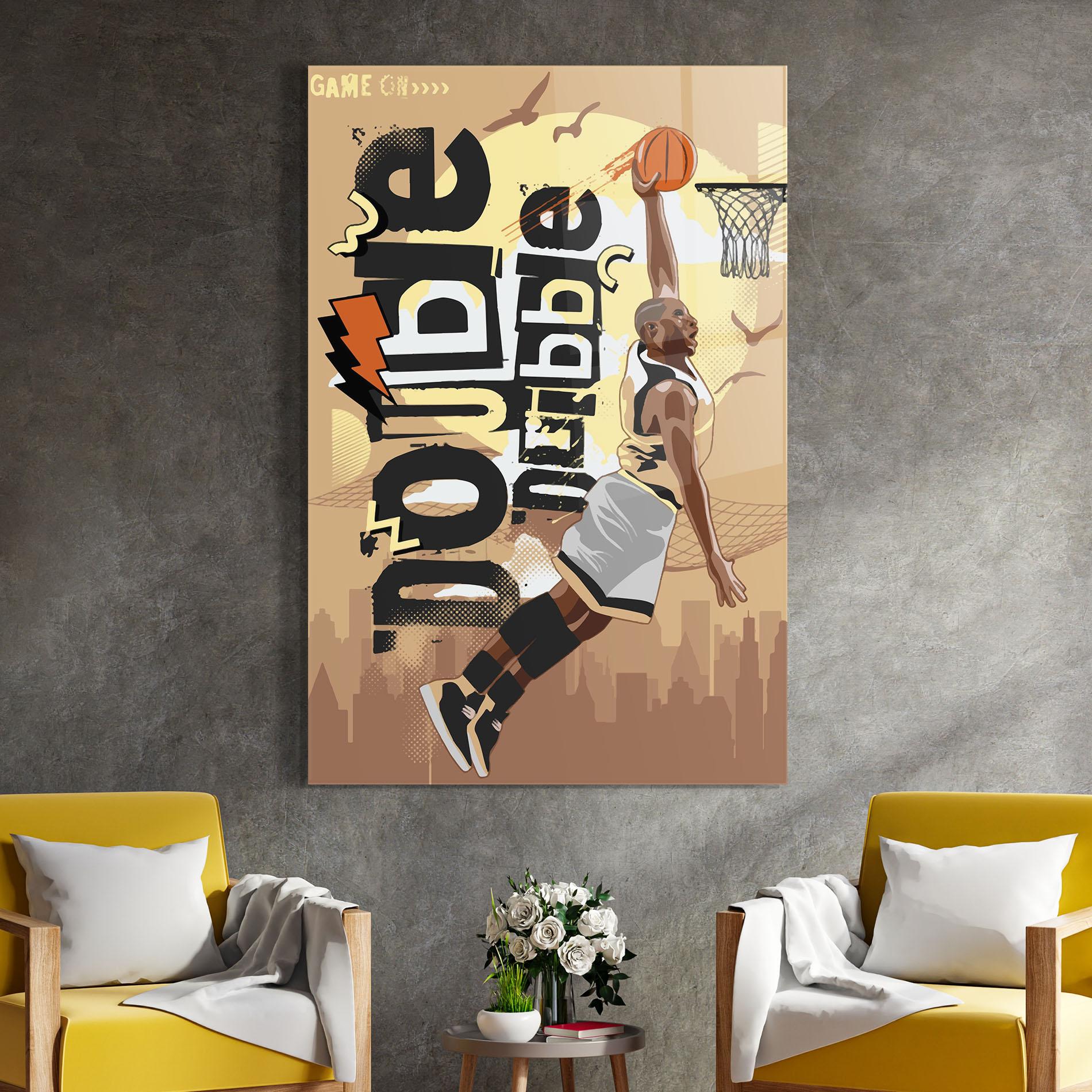 Üvegkép Double Dribble mockup 4