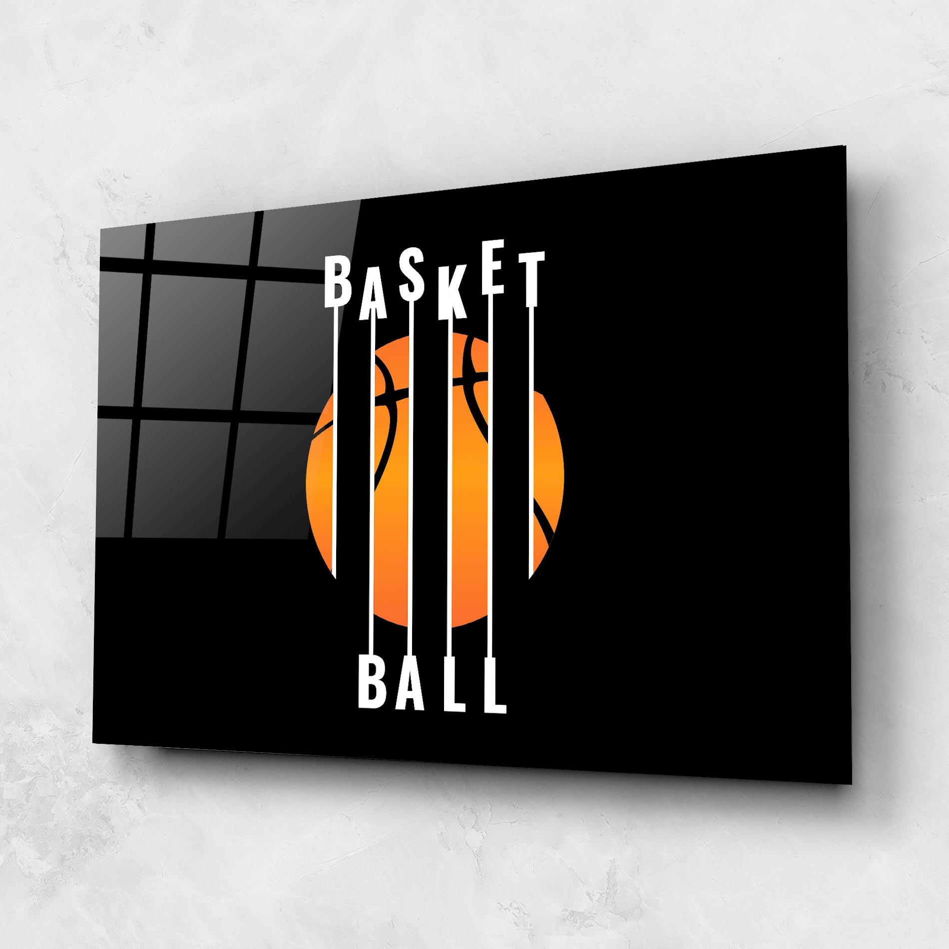 Üvegkép Basket Ball mockup 1