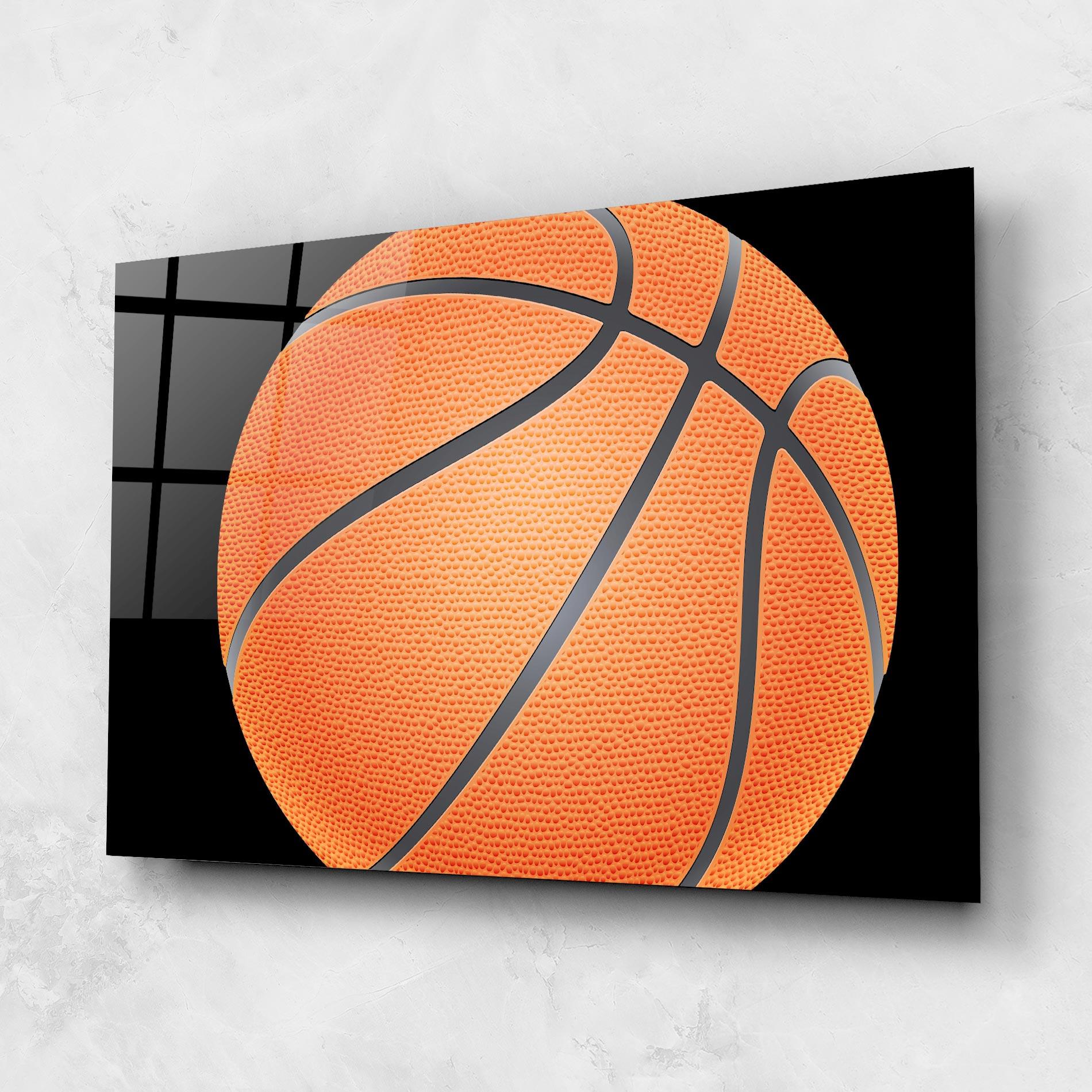Üvegkép Close Up Basketball mockup 1