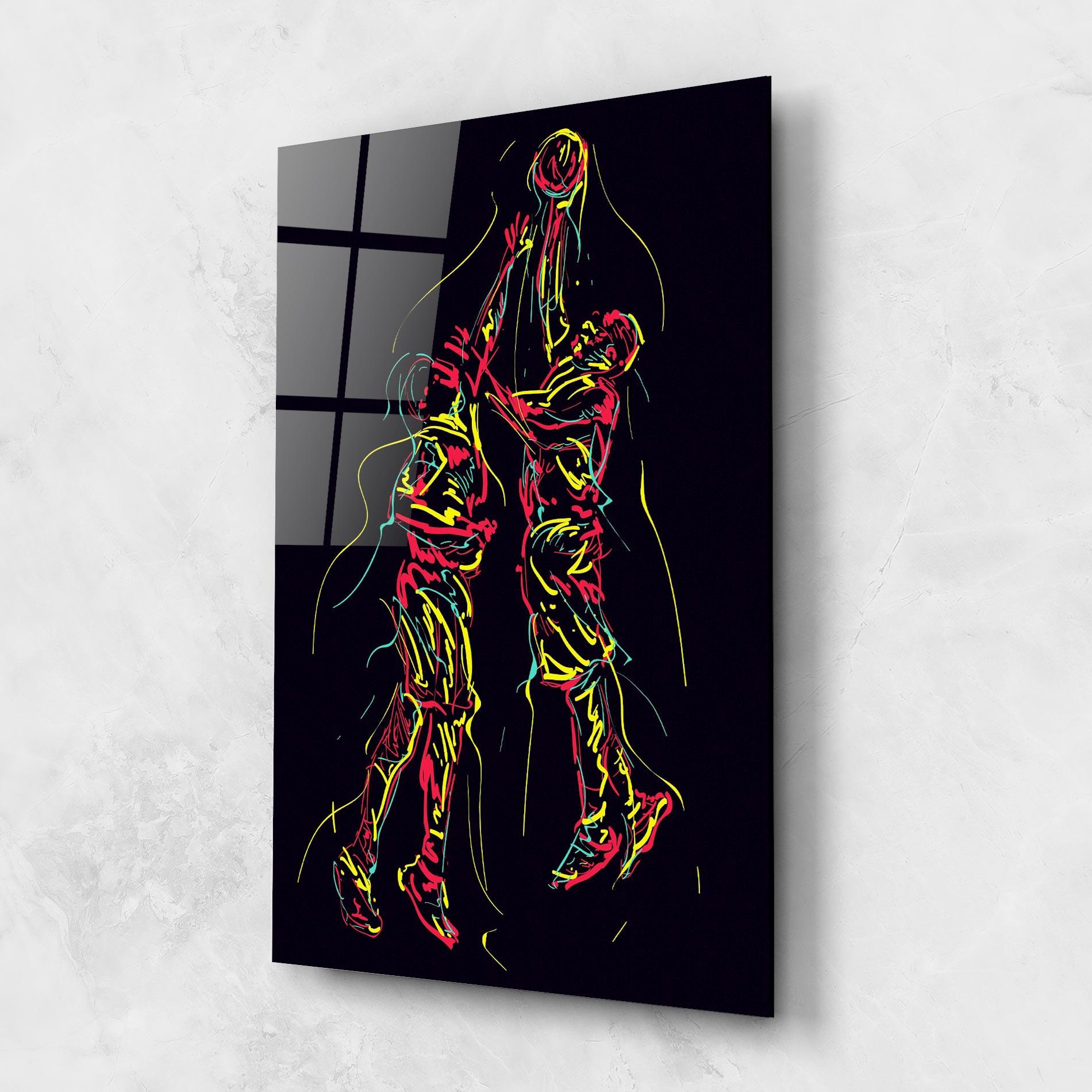 Üvegkép Basket Line Jump mockup 1