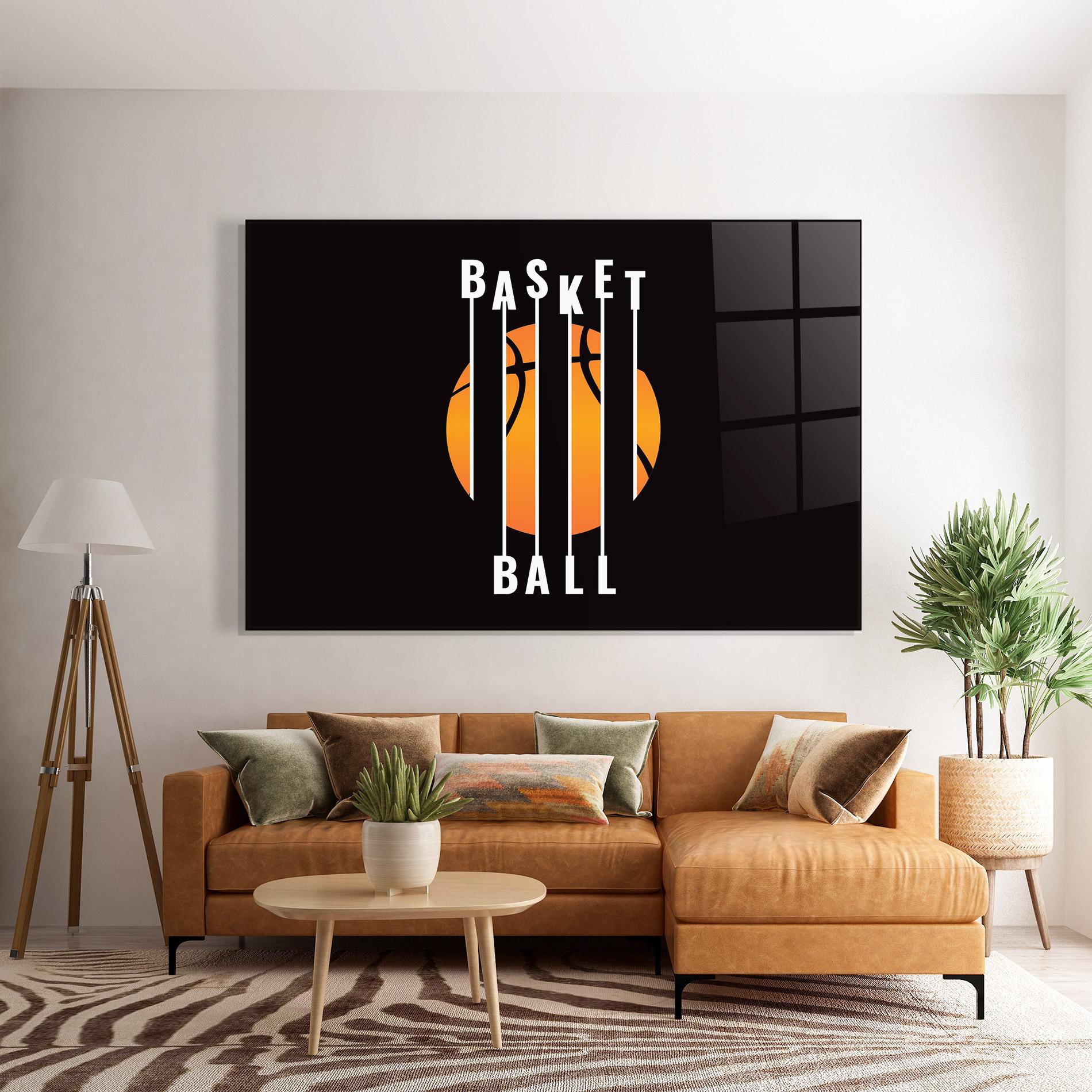 Üvegkép Basket Ball mockup 7