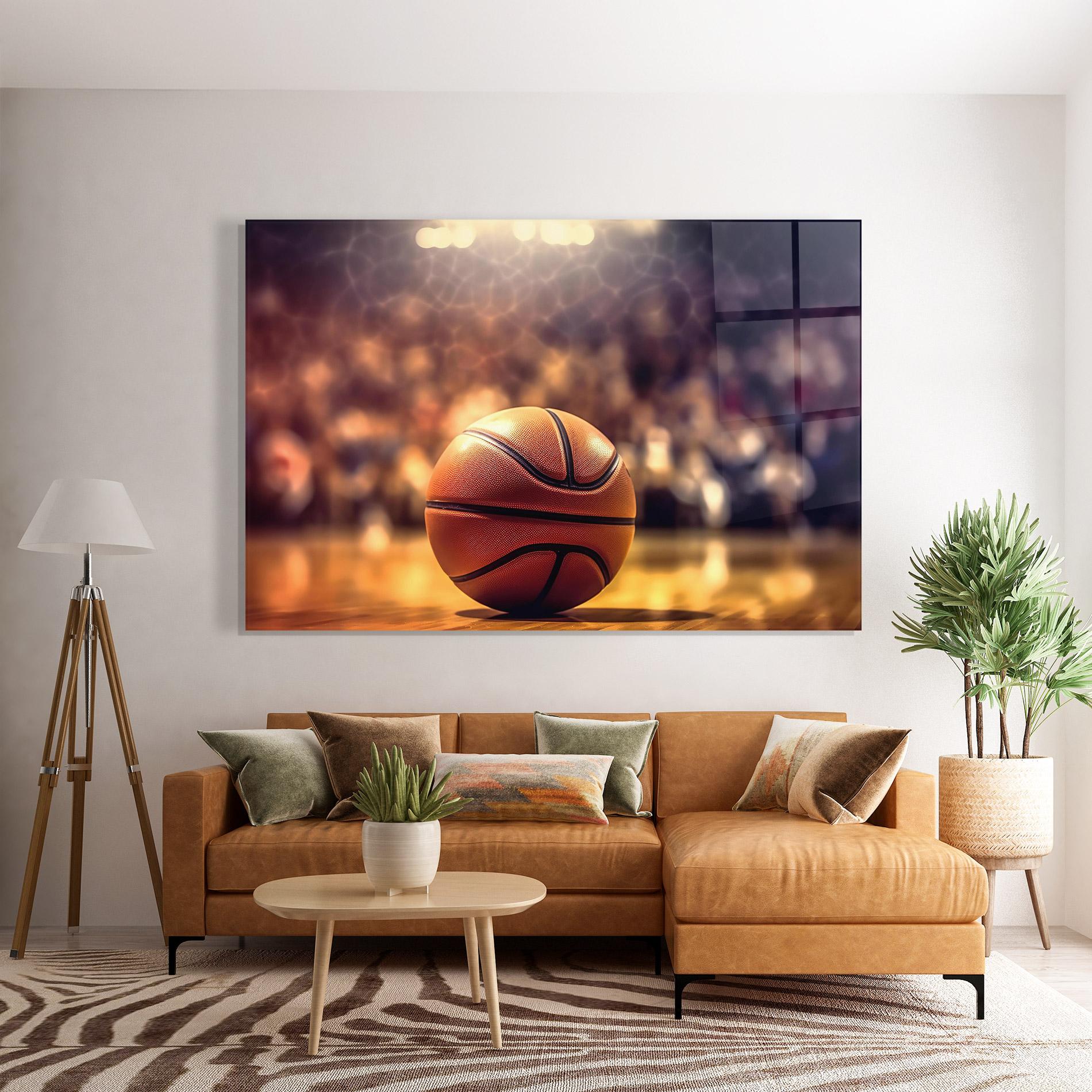 Üvegkép Basketball Arena mockup 7