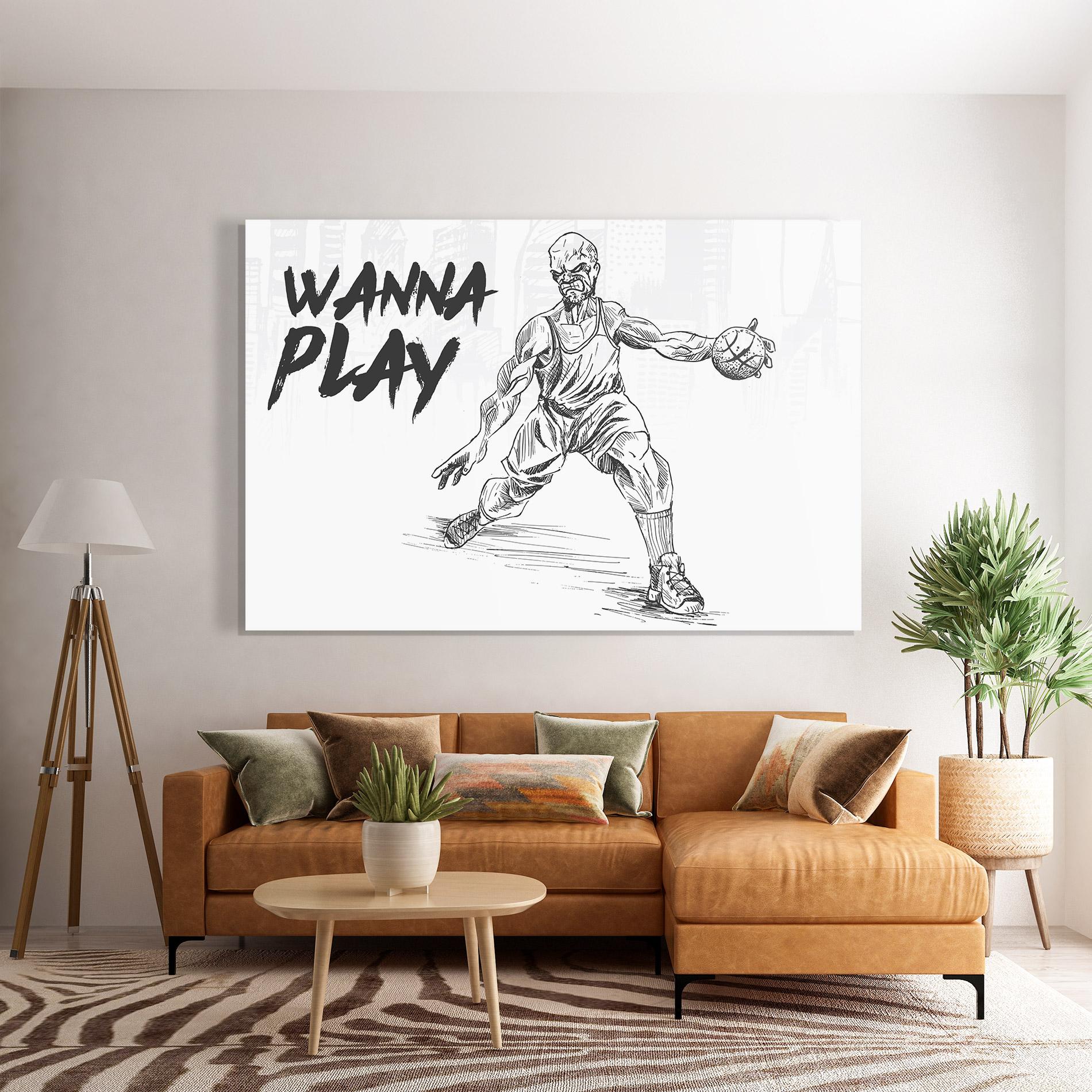 Üvegkép Wanna Play Basket mockup 7