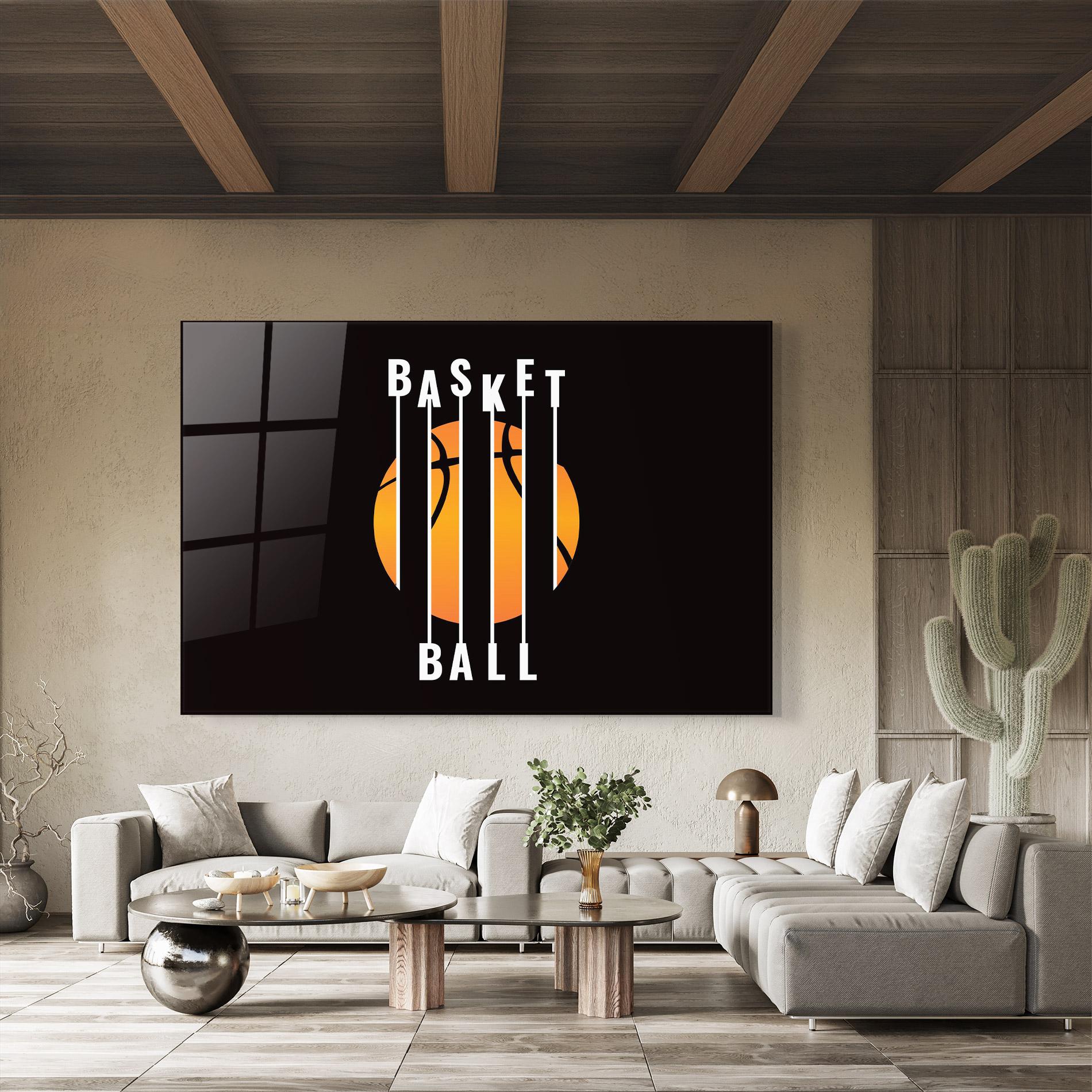 Üvegkép Basket Ball mockup 8