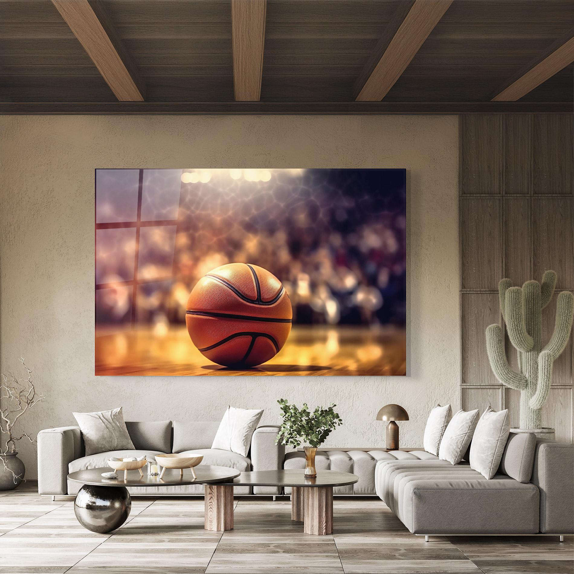 Üvegkép Basketball Arena mockup 8