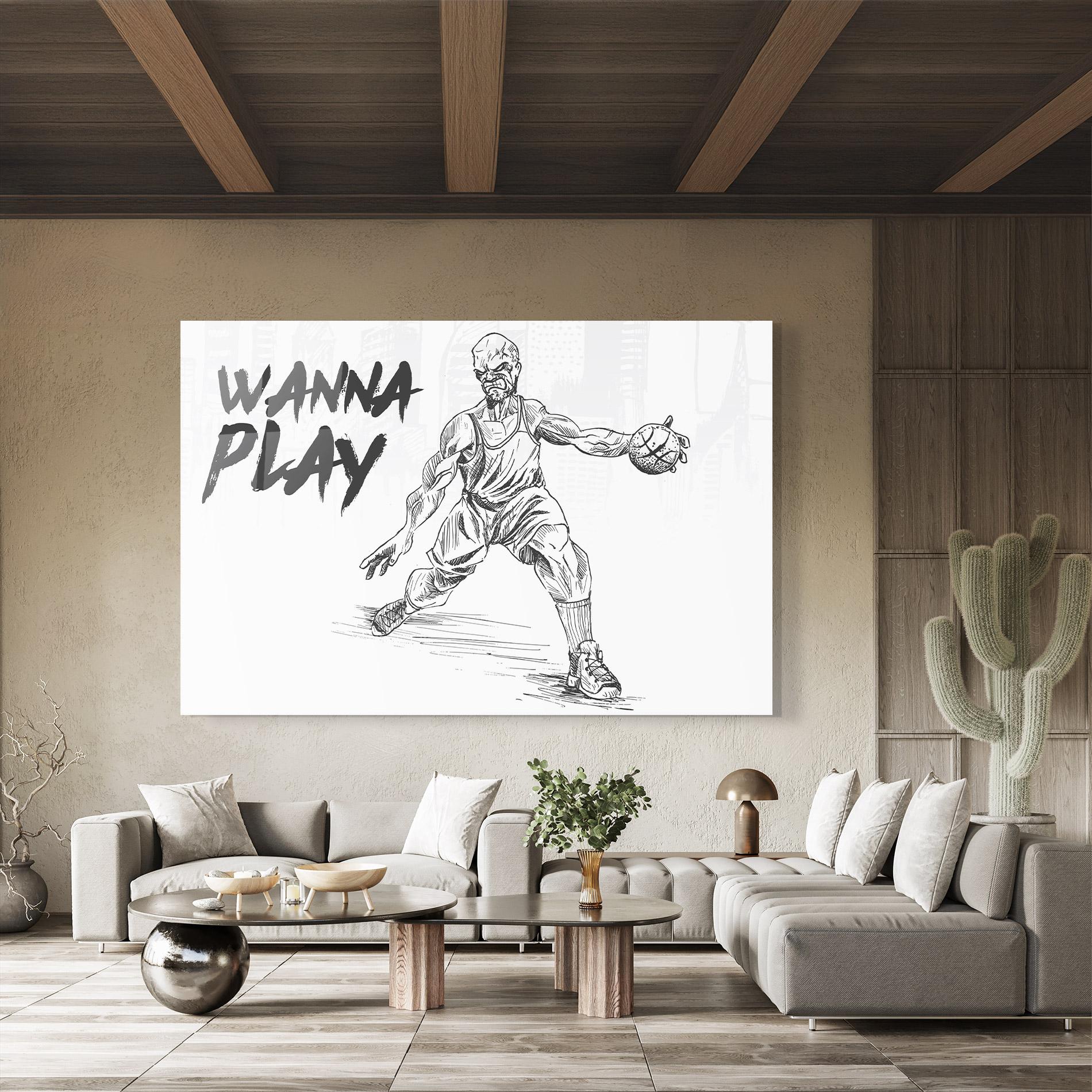 Üvegkép Wanna Play Basket mockup 8