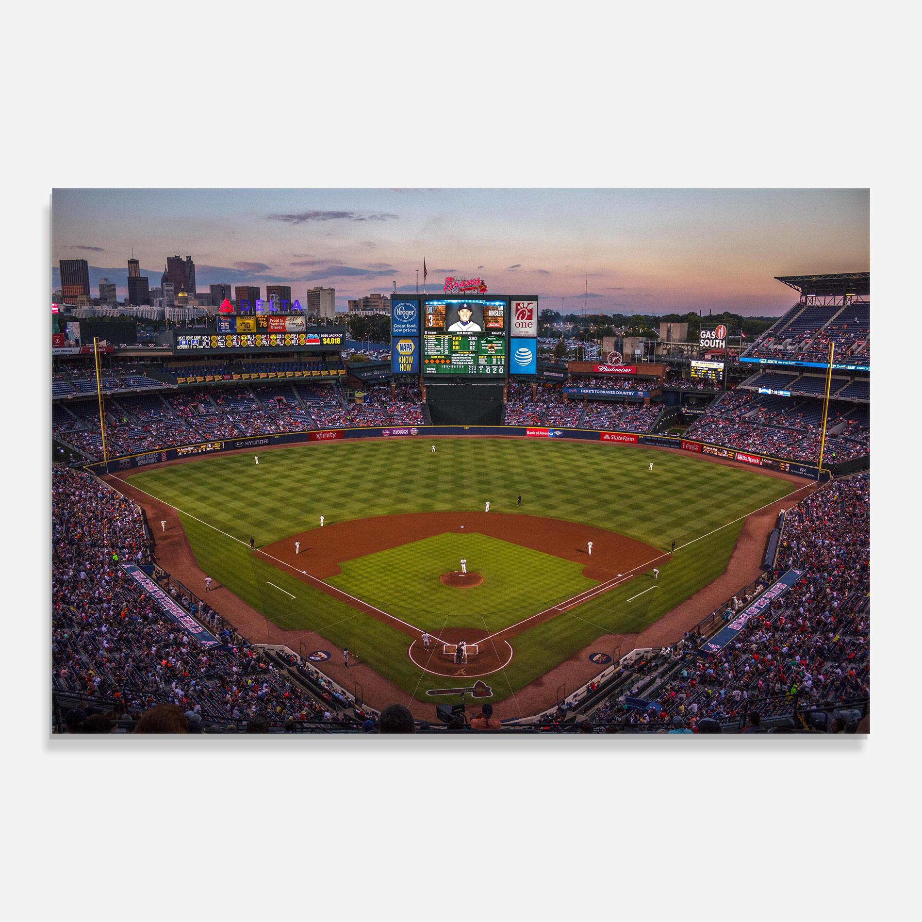 Üvegkép Baseball Field mockup 0