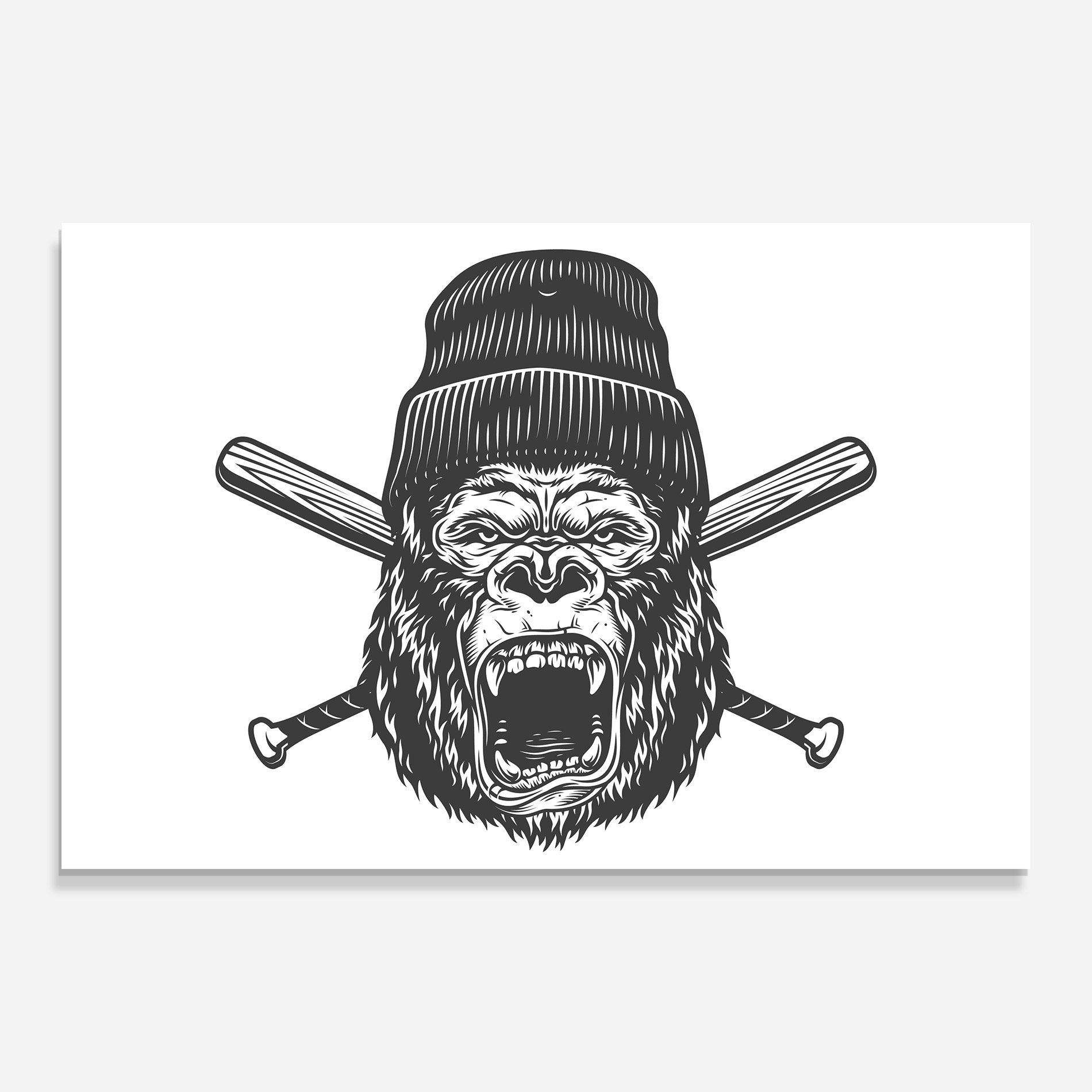 Baseball Gorilla mockup 0