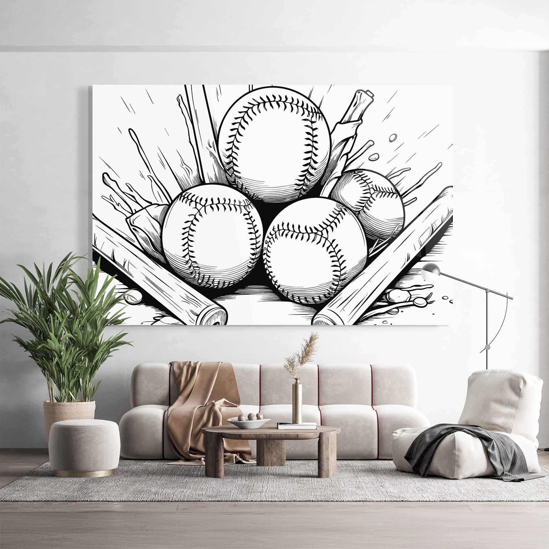 Big Baseball Ball mockup 9