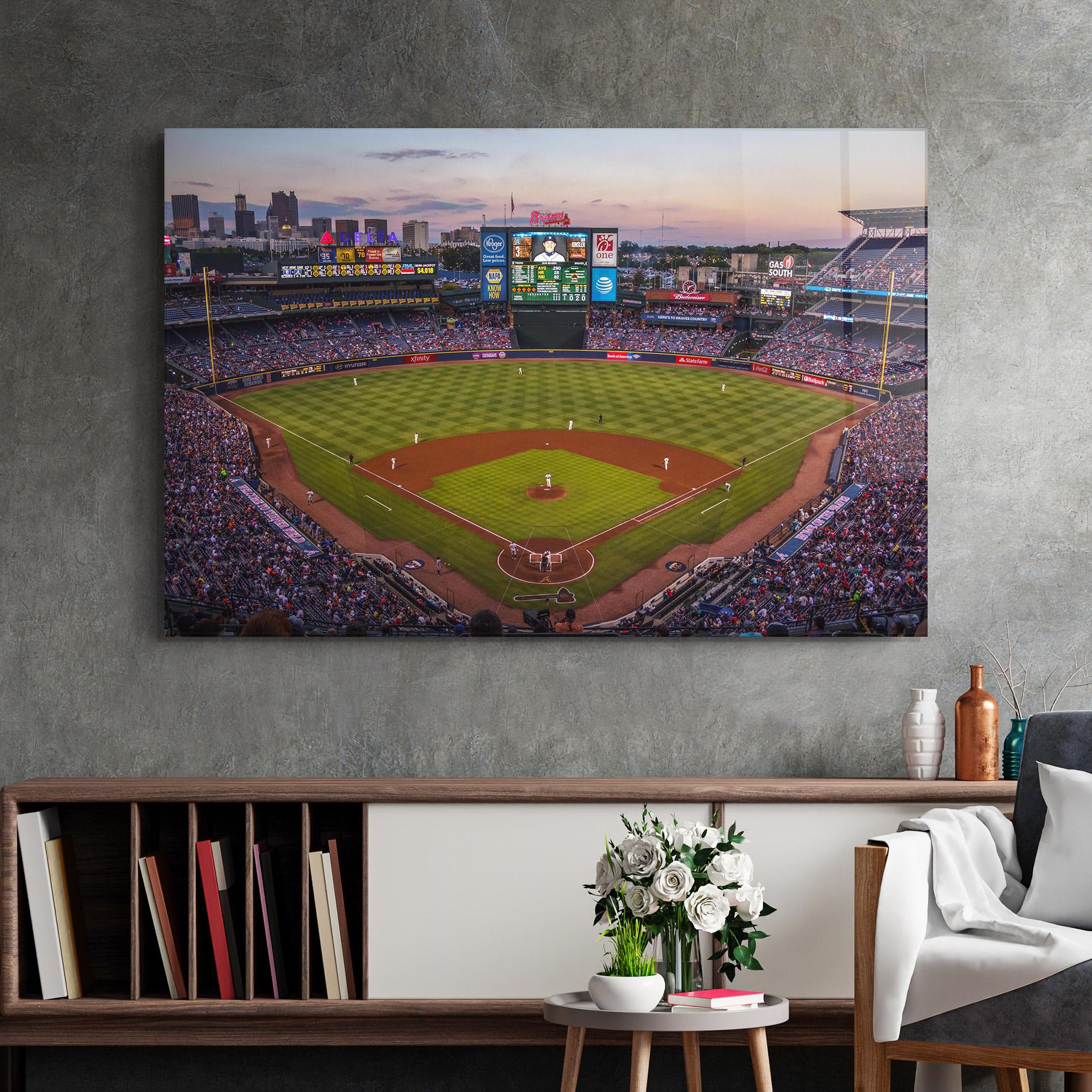 Üvegkép Baseball Field mockup 2