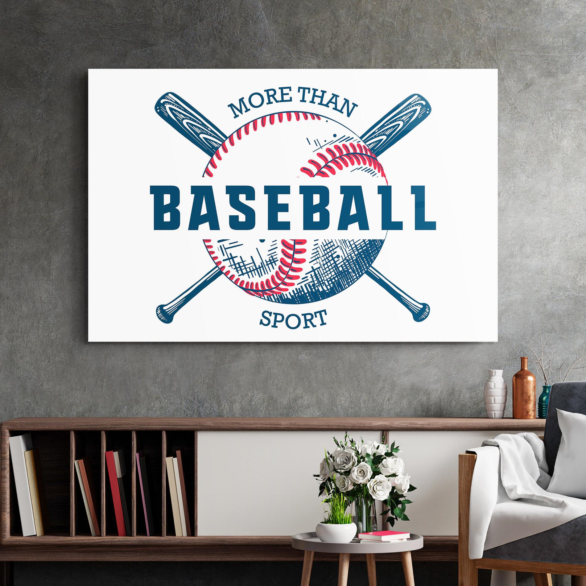 Üvegkép Baseball Sport mockup 2