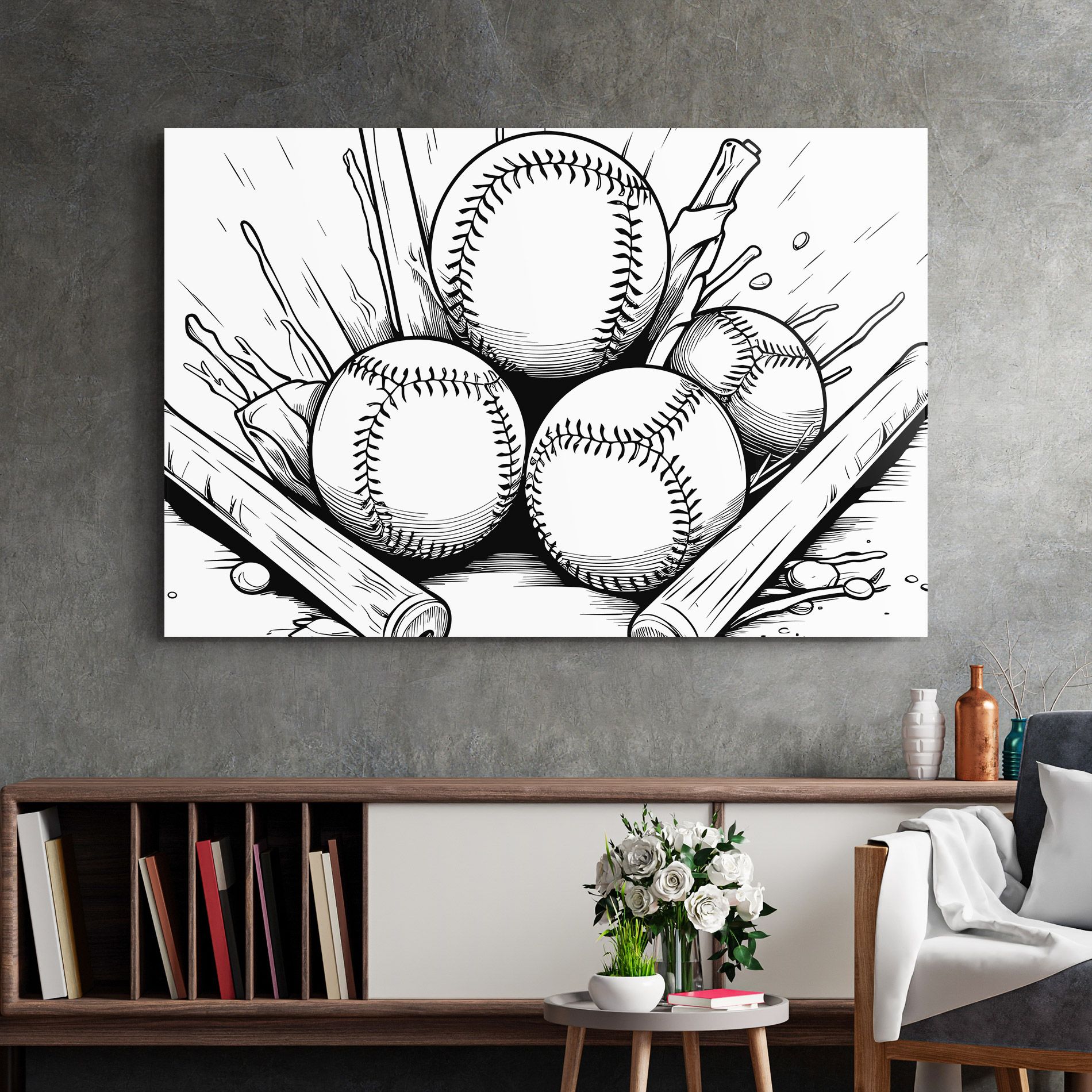 Big Baseball Ball mockup 2