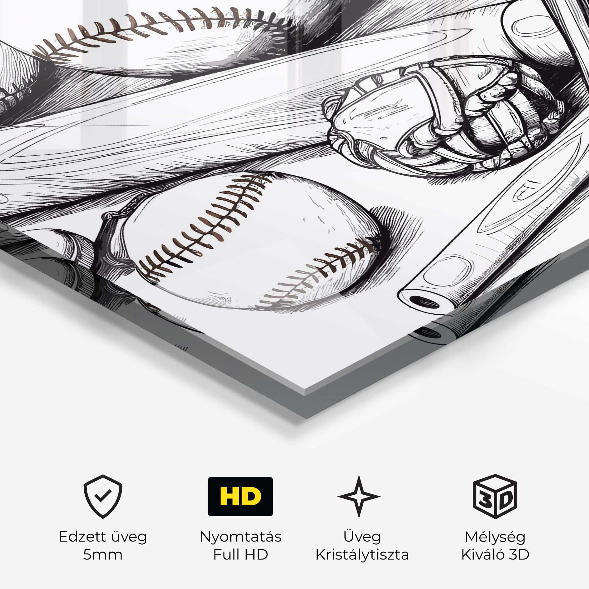Baseball Balls Line mockup 3
