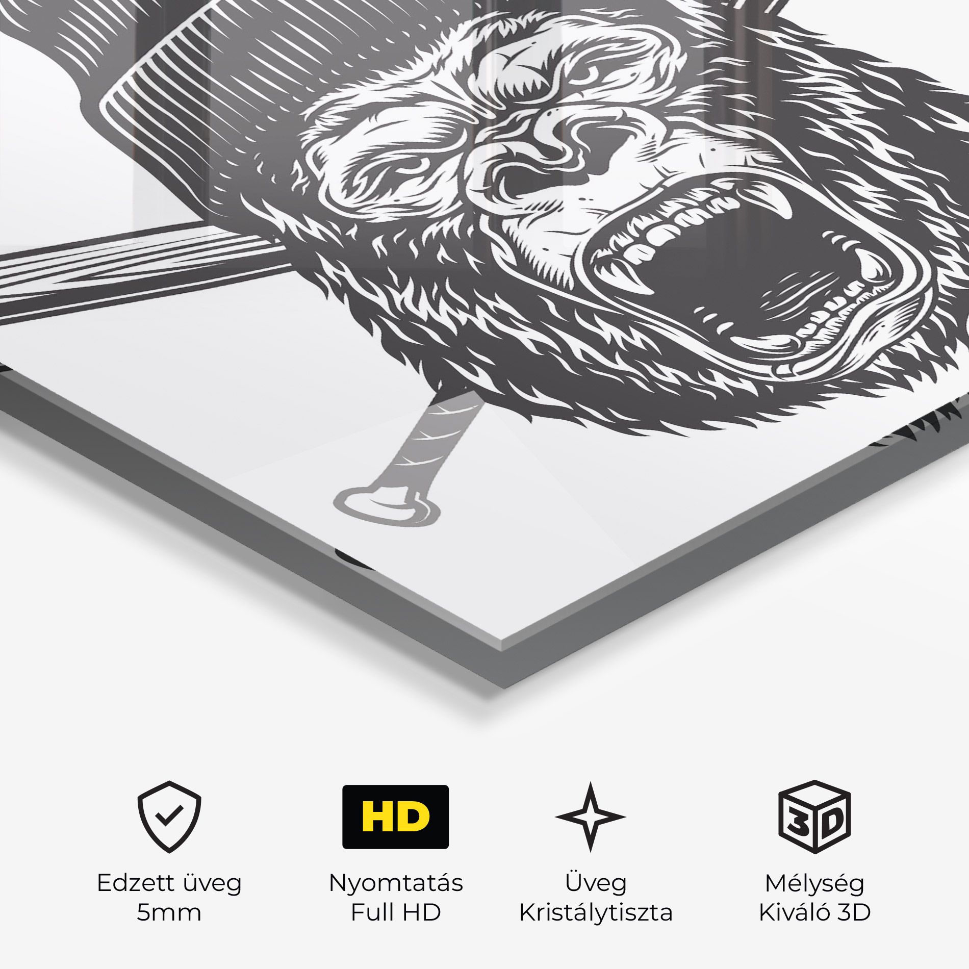 Baseball Gorilla mockup 3
