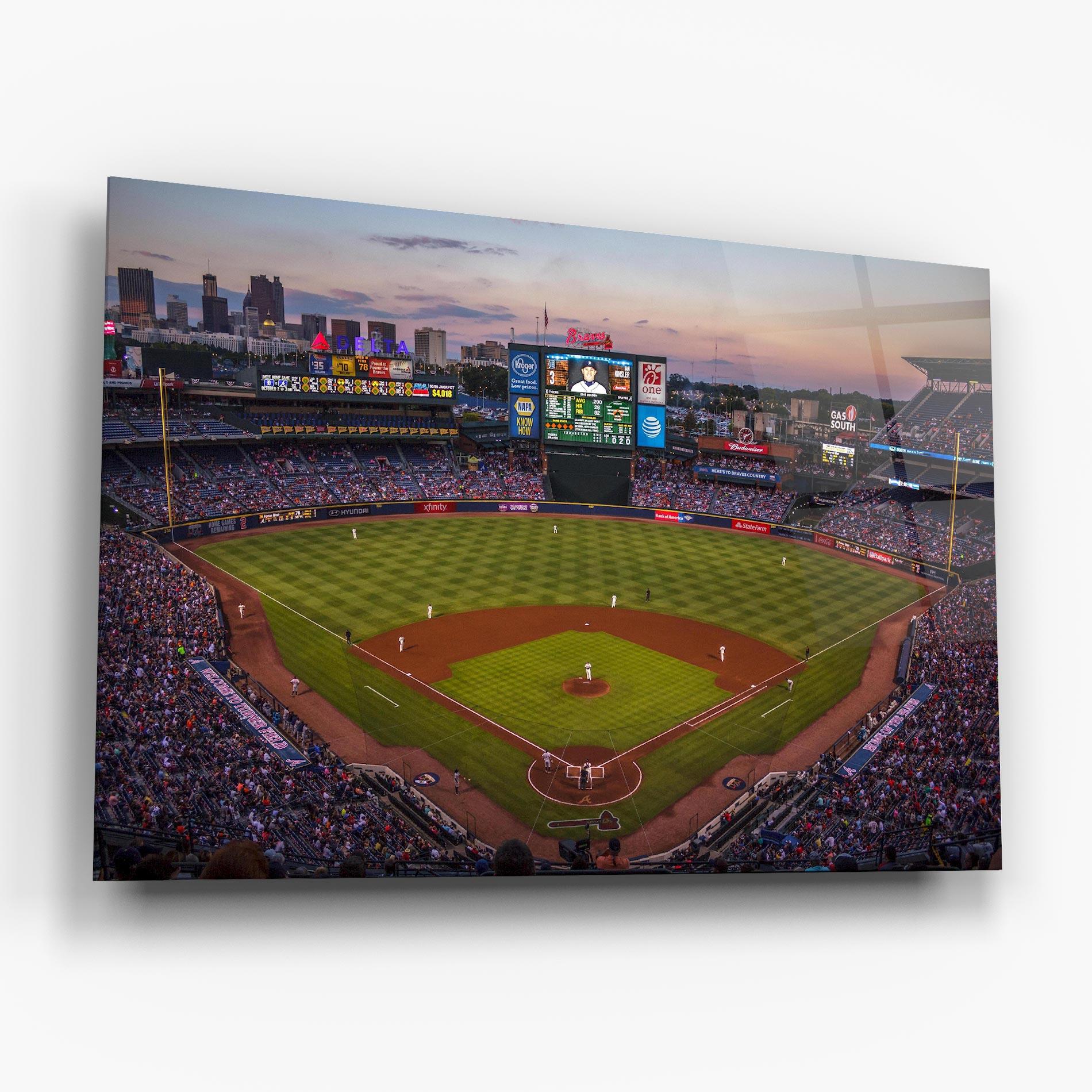 Üvegkép Baseball Field mockup 6