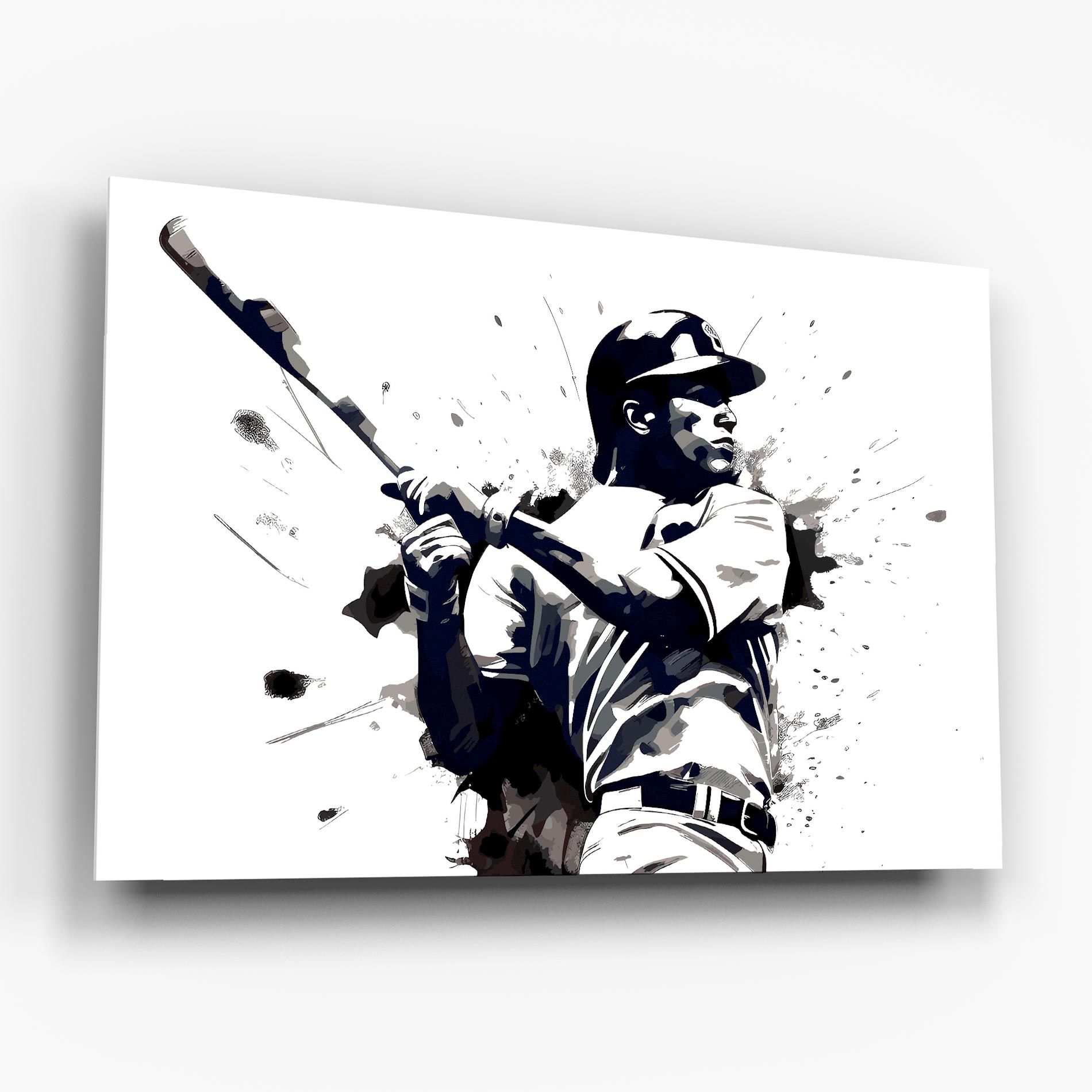 Baseball Grey Art mockup 6