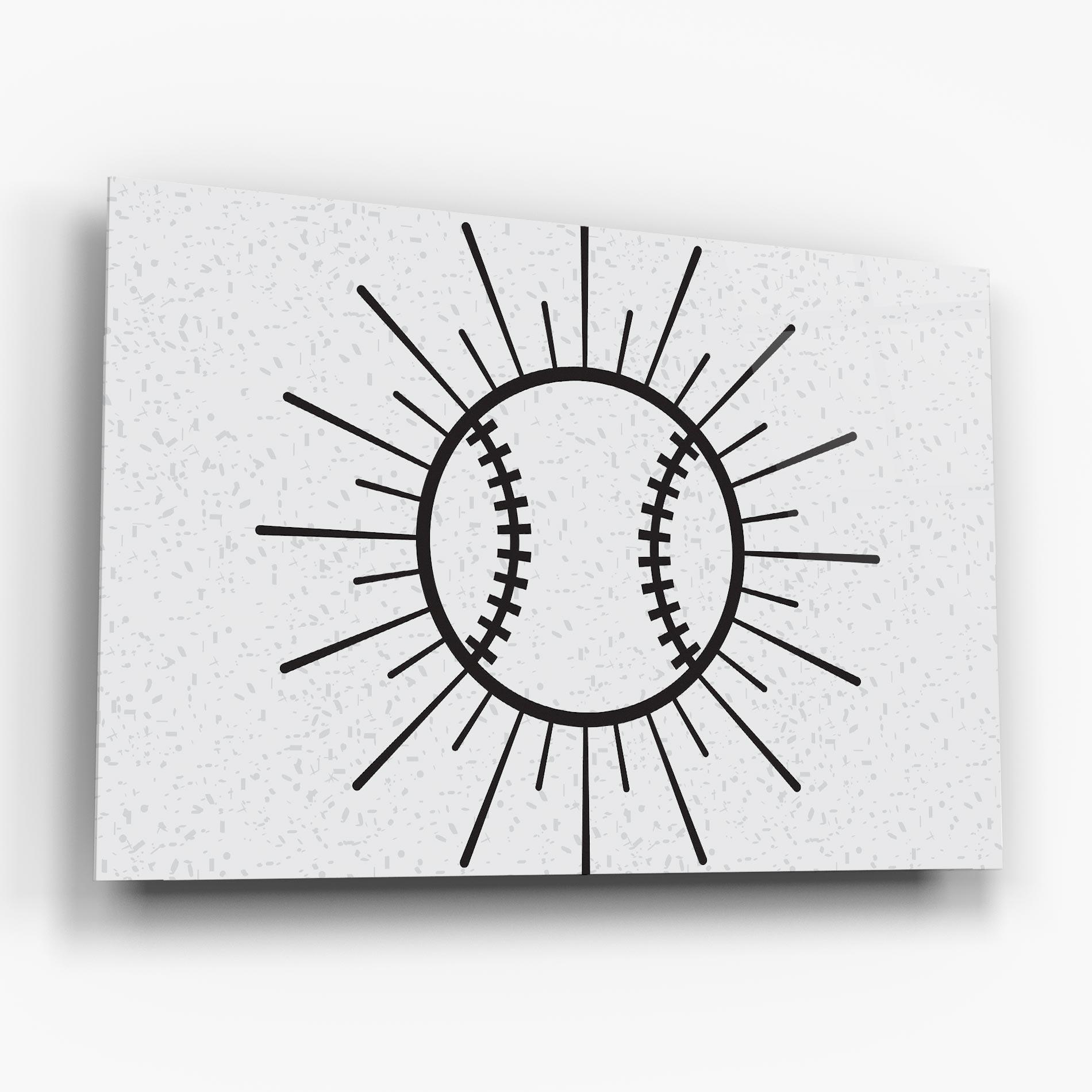 Üvegkép Baseball Line mockup 6