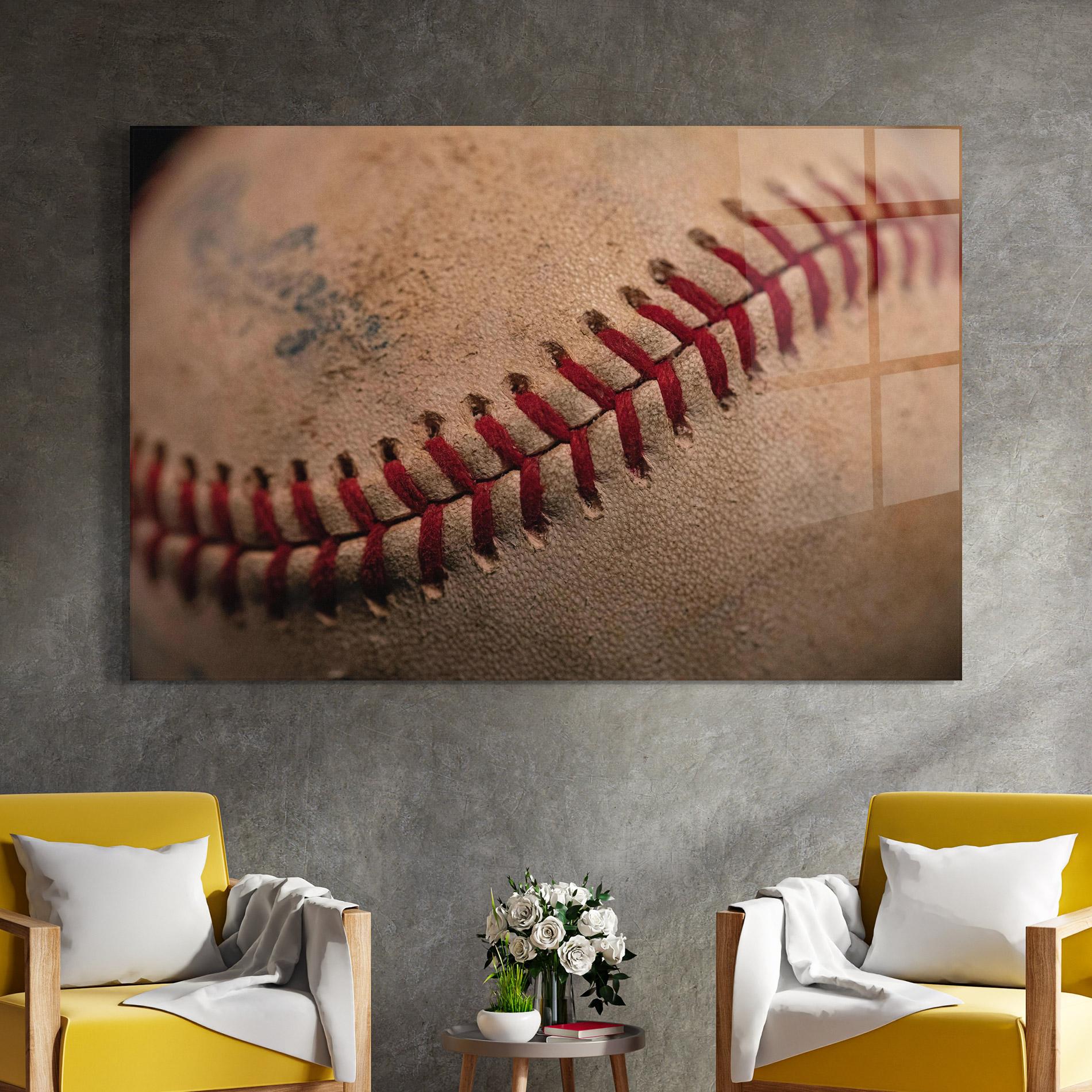 Üvegkép Baseball Ball Close Up mockup 4