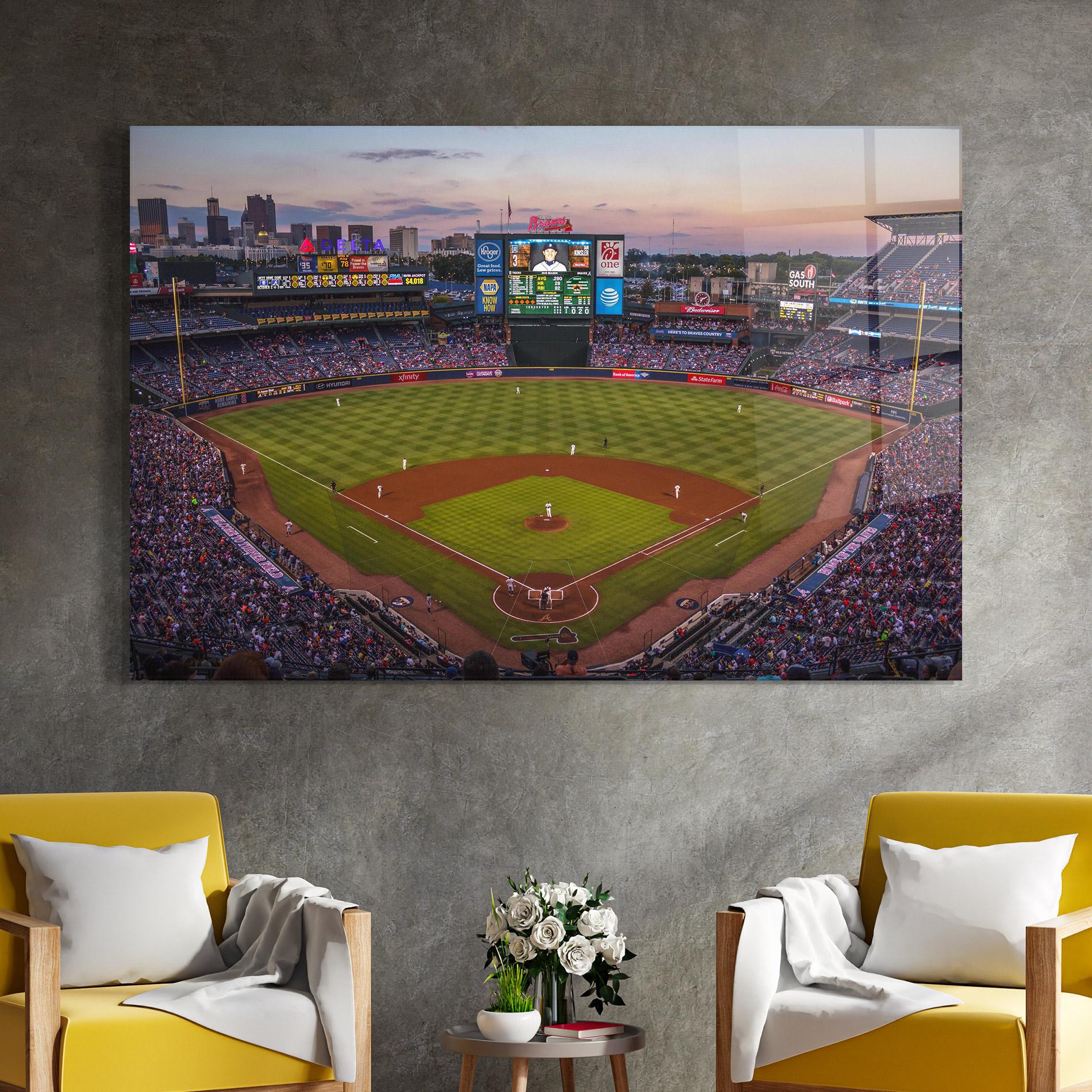 Üvegkép Baseball Field mockup 4