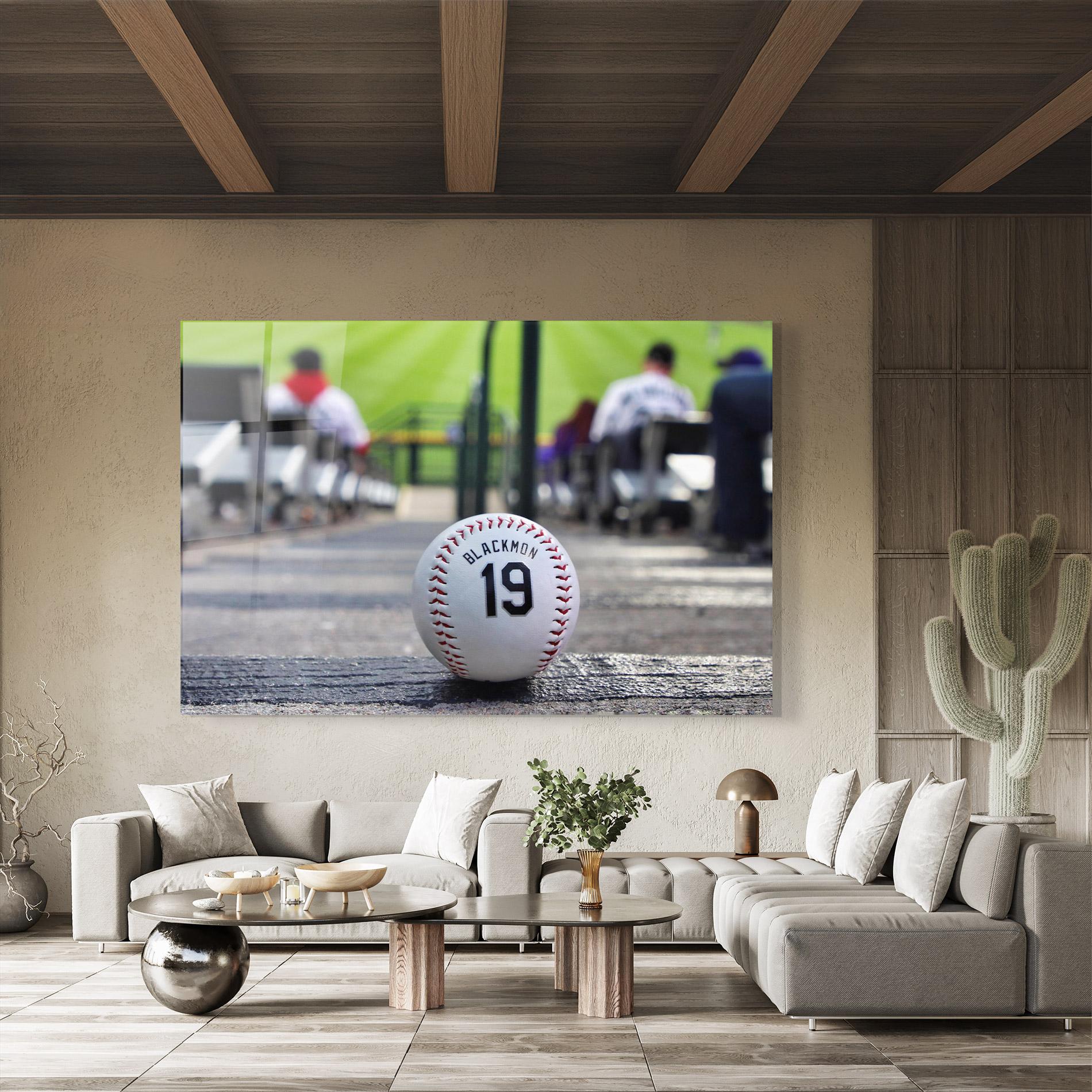 Üvegkép Baseball Nr 19 mockup 8