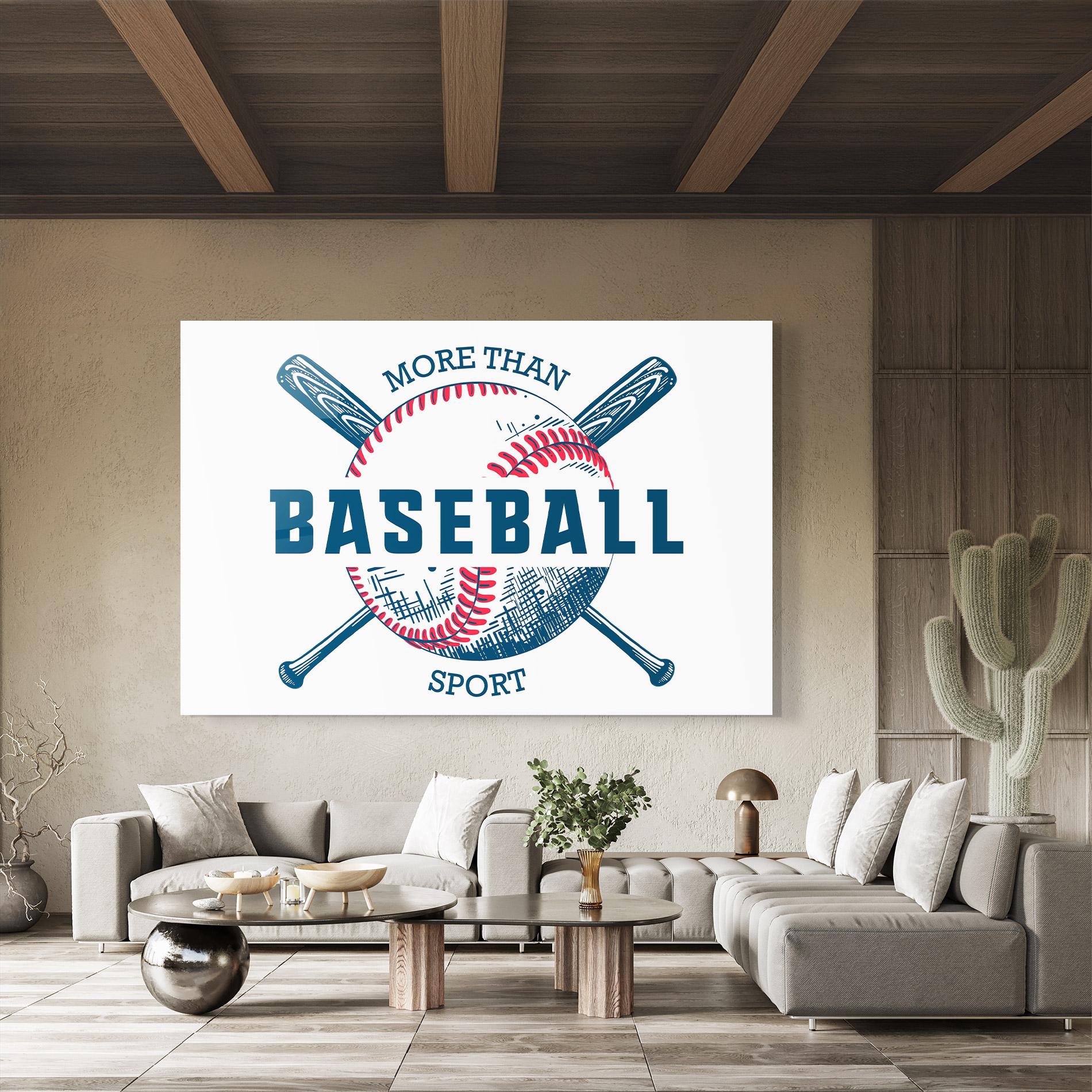 Üvegkép Baseball Sport mockup 8