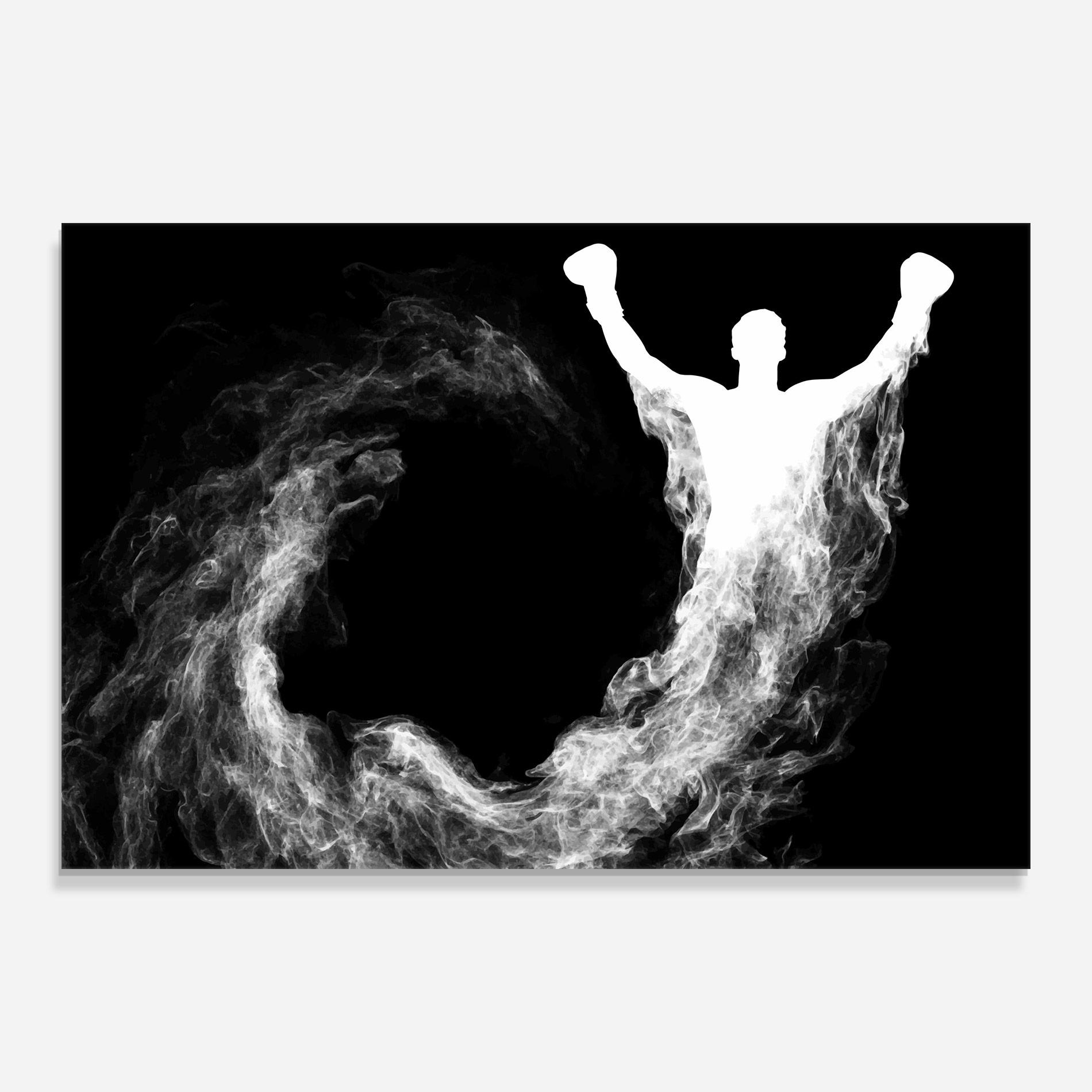 Üvegkép Box White Smoke mockup 0