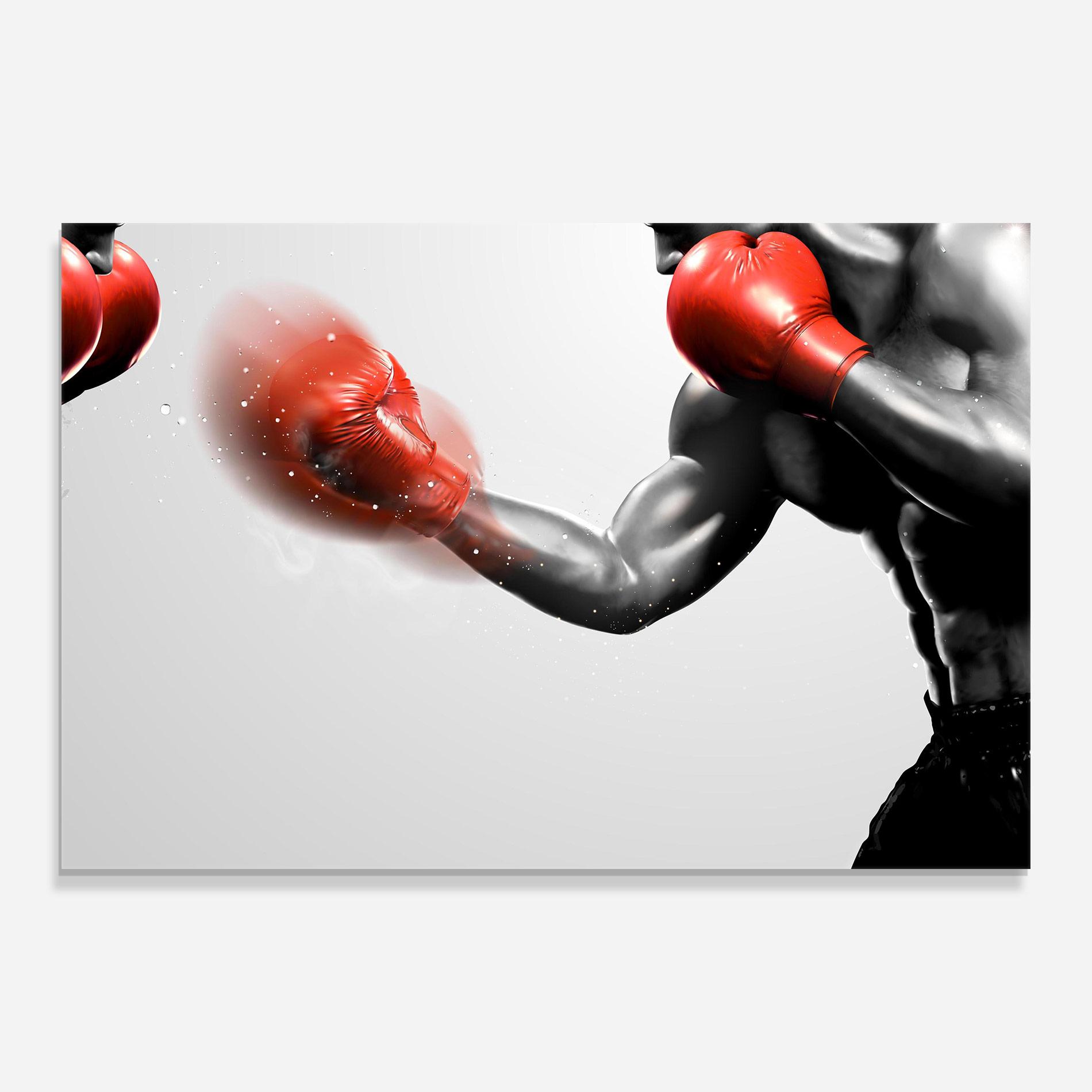 Üvegkép Red Smoke Box mockup 0