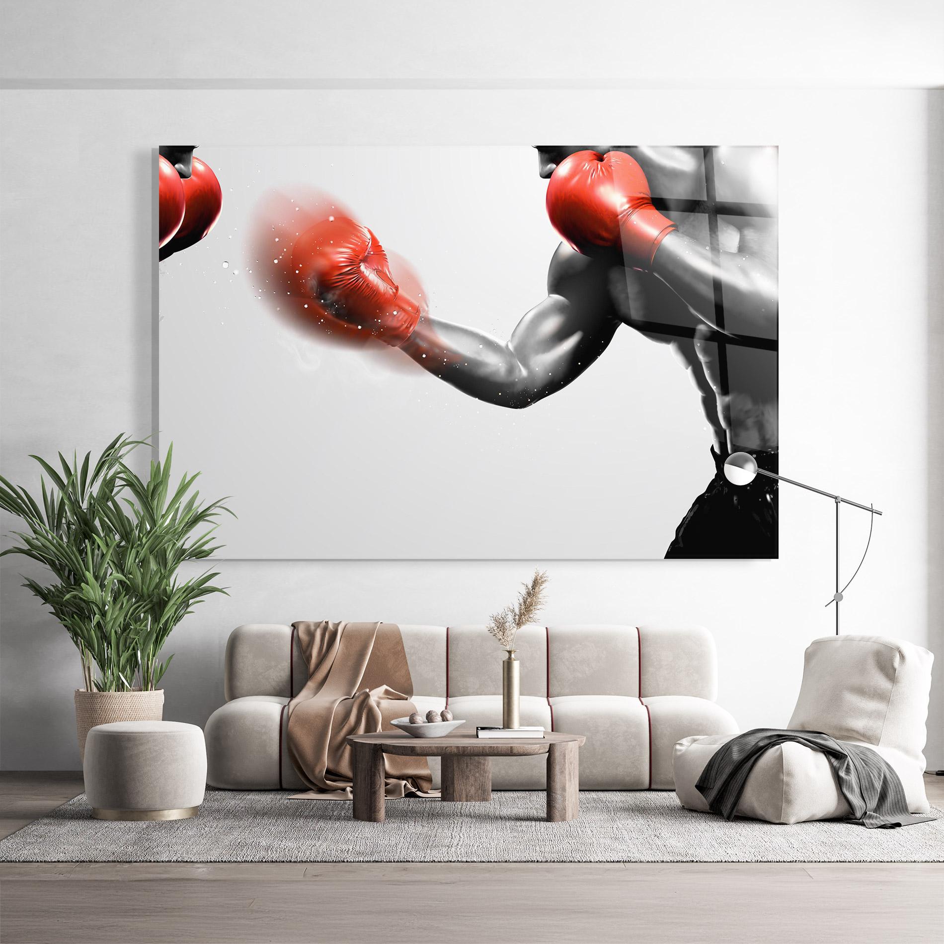 Üvegkép Red Smoke Box mockup 9