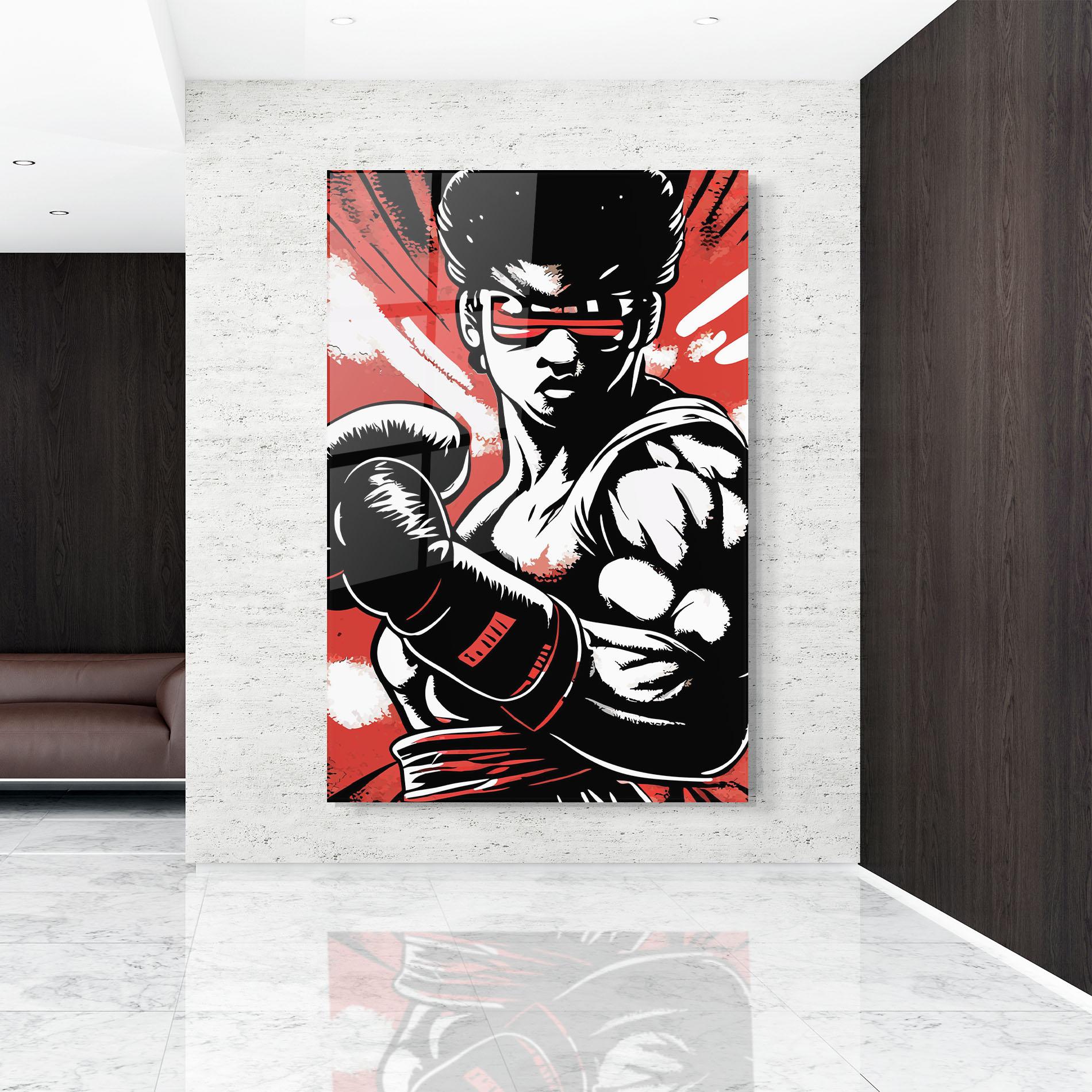 Üvegkép Video Game Box mockup 9