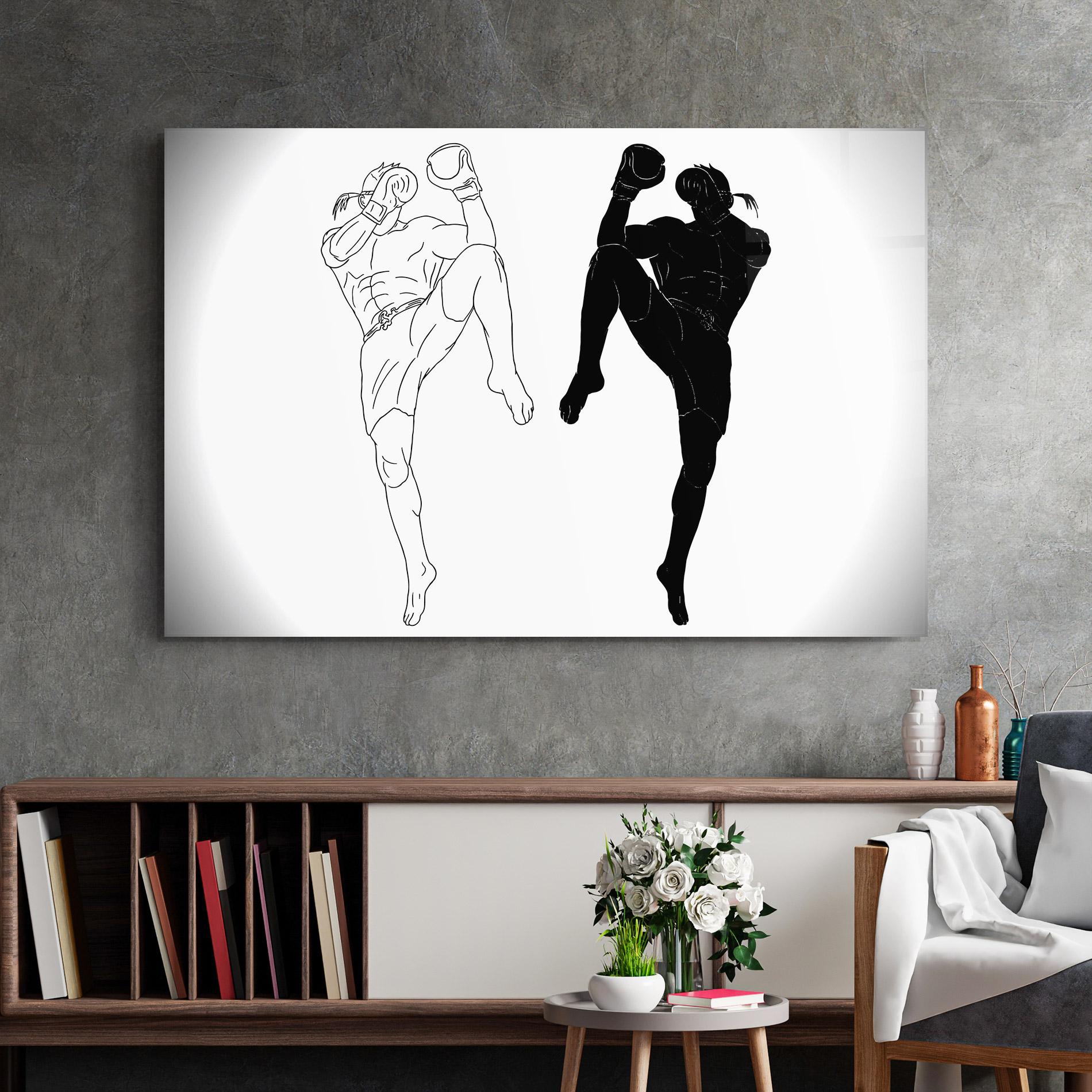 Üvegkép Box Kungfu mockup 2