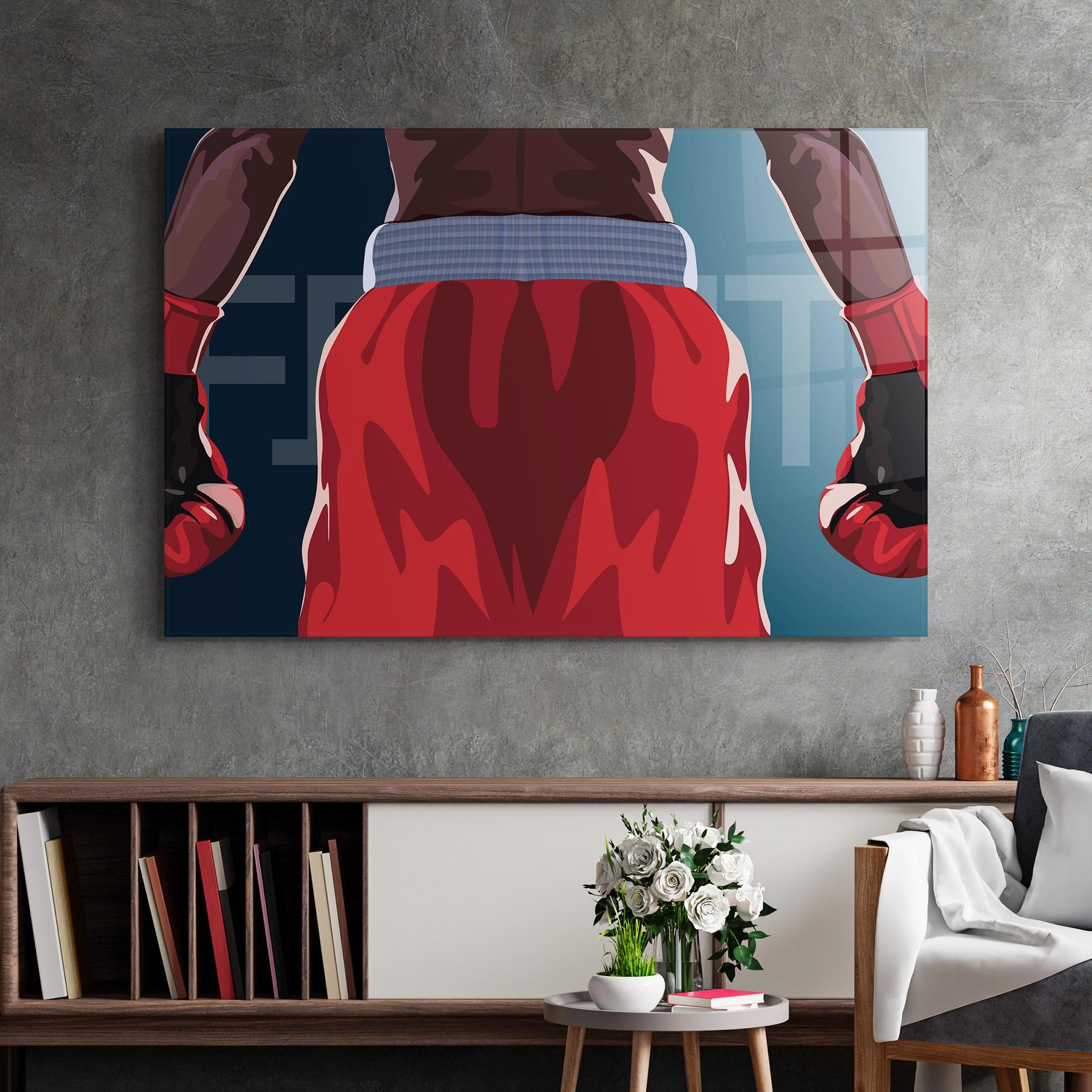 Üvegkép Fight Box mockup 2