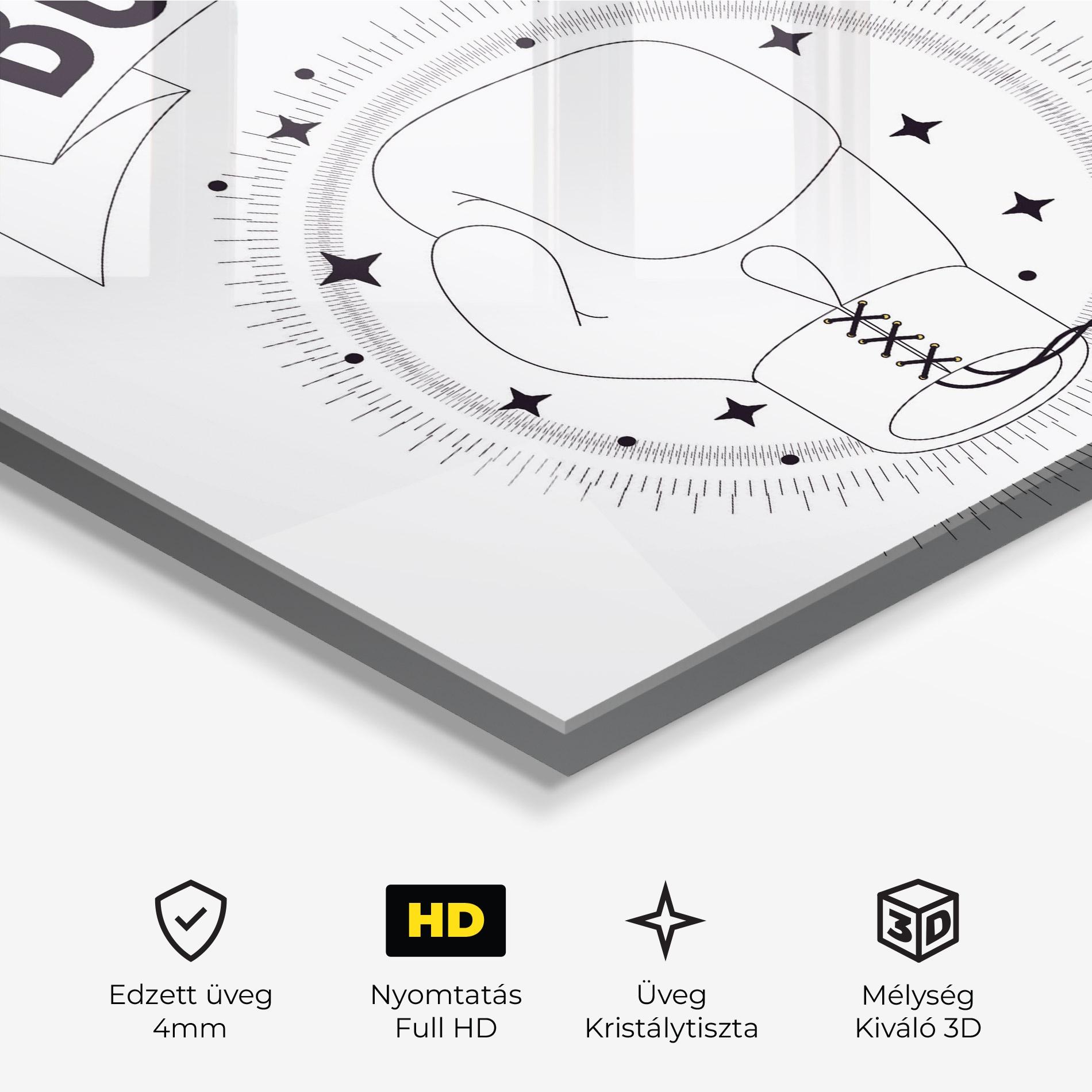 Üvegkép Boxing Line mockup 3