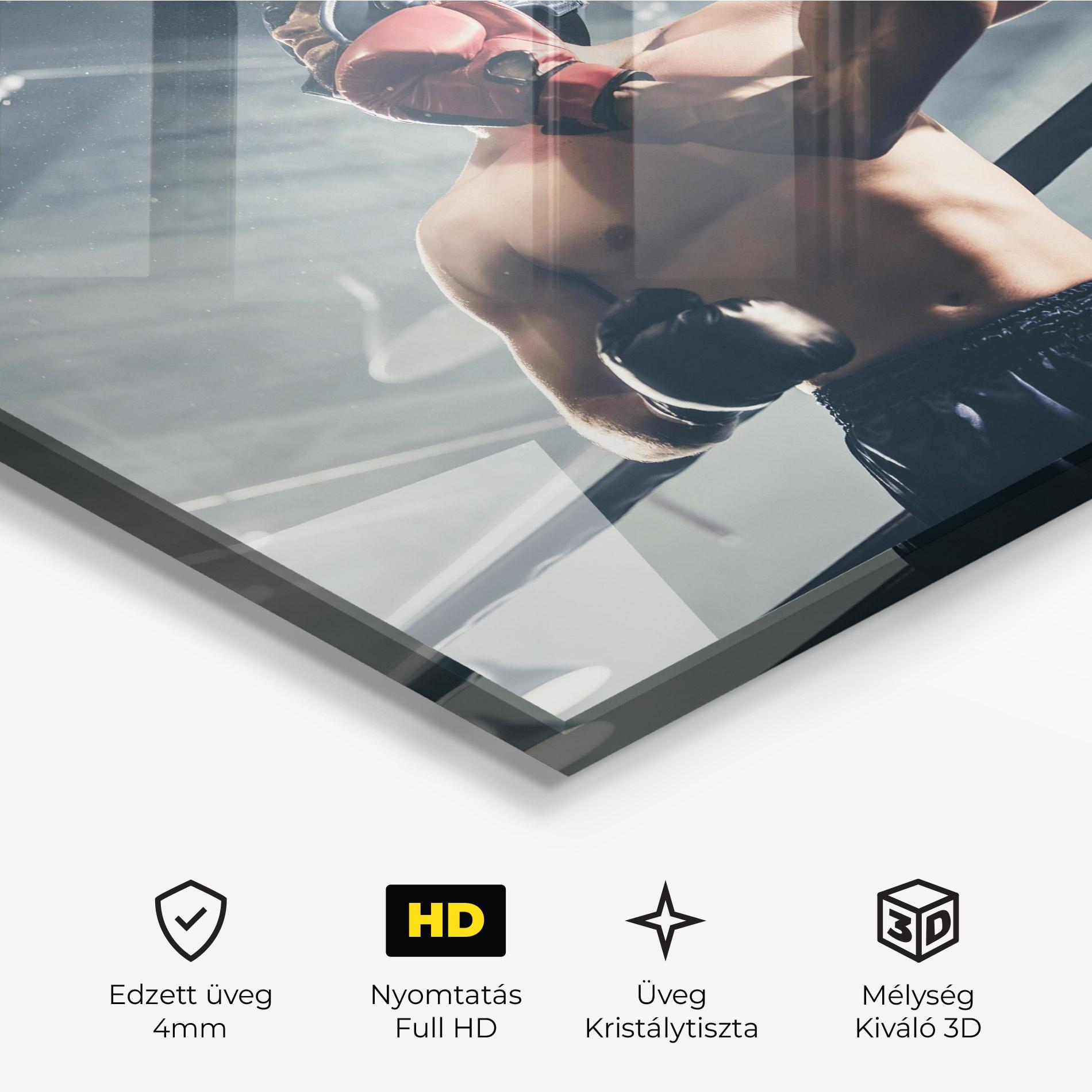 Üvegkép Knockout King mockup 3