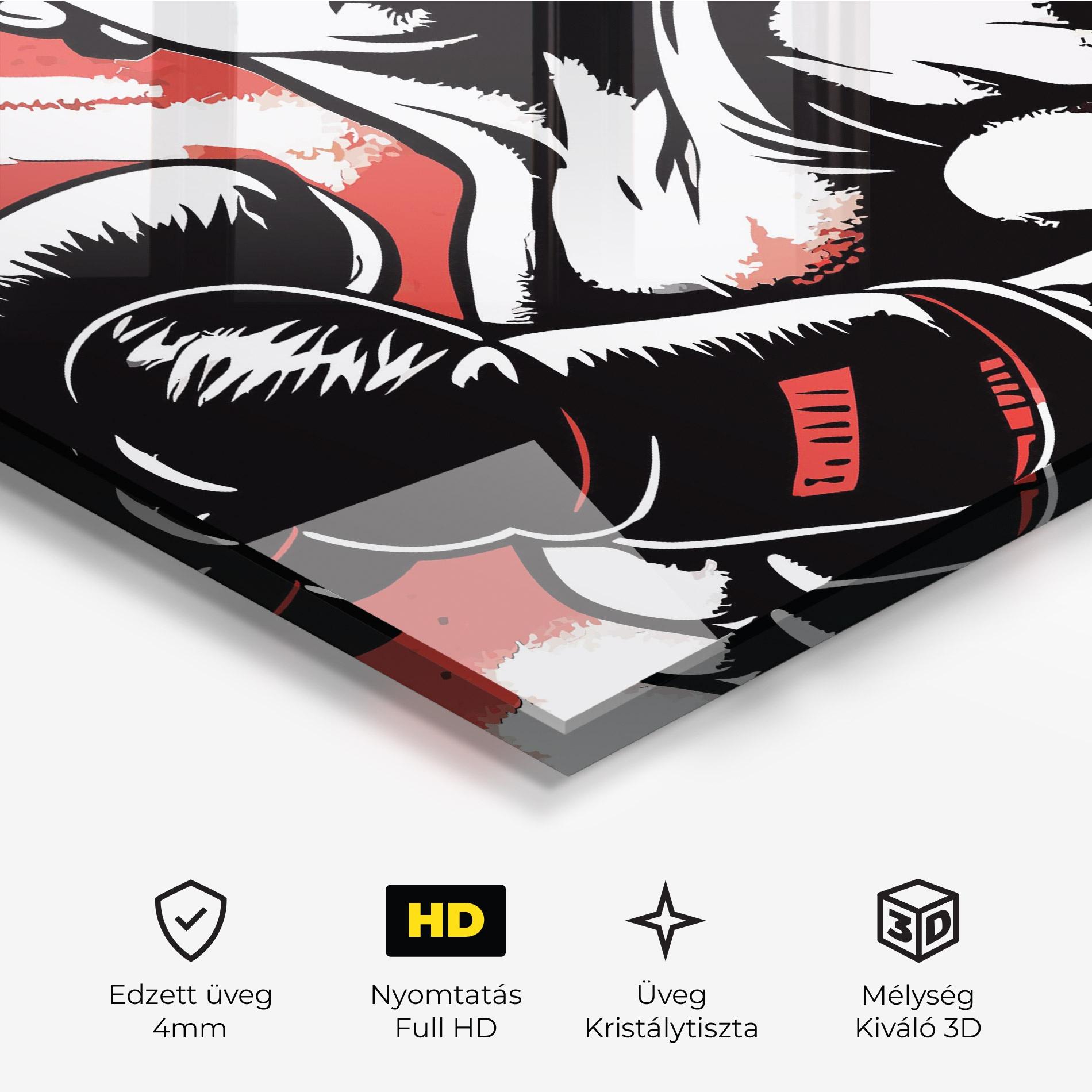 Üvegkép Video Game Box mockup 3