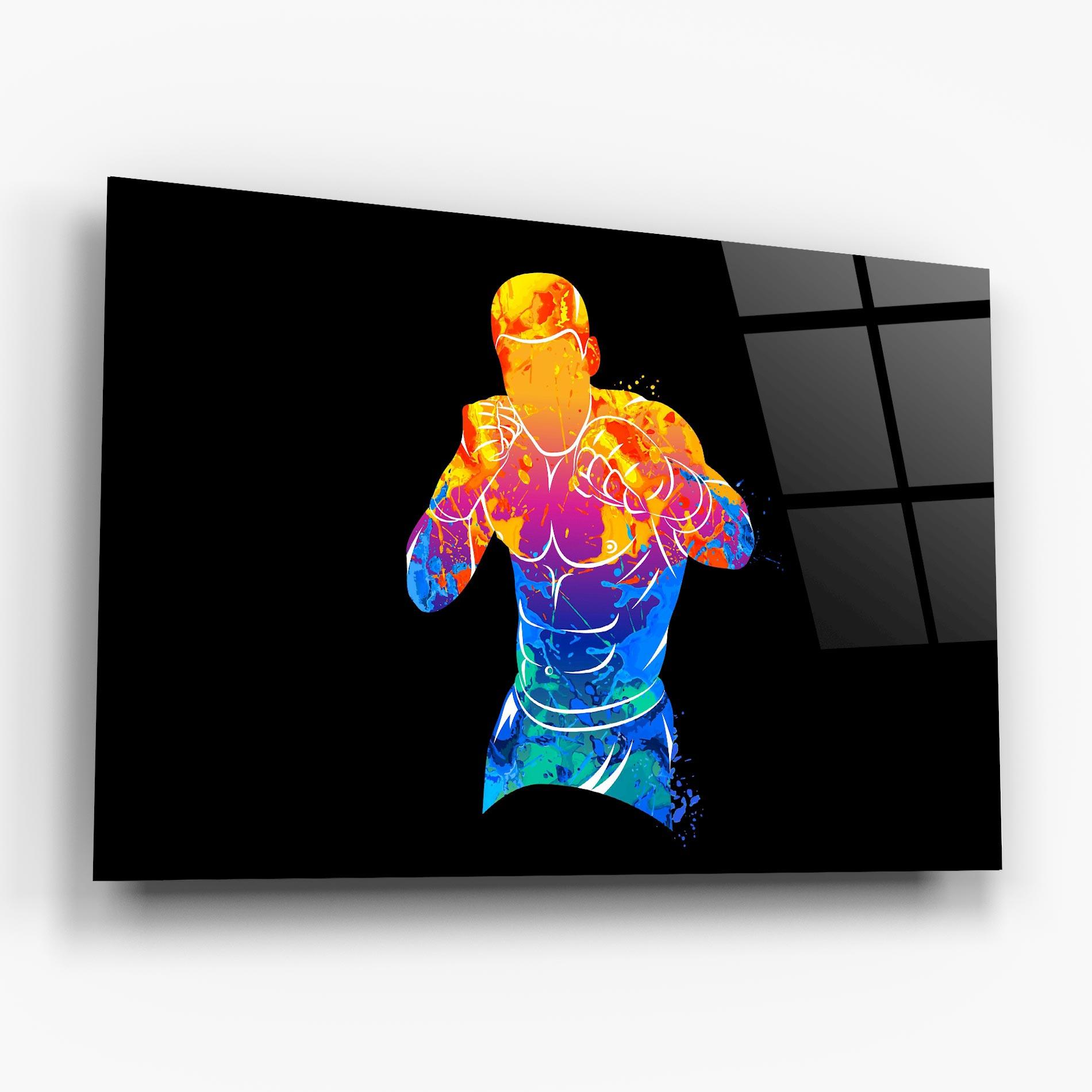 Üvegkép Colorful Box mockup 6