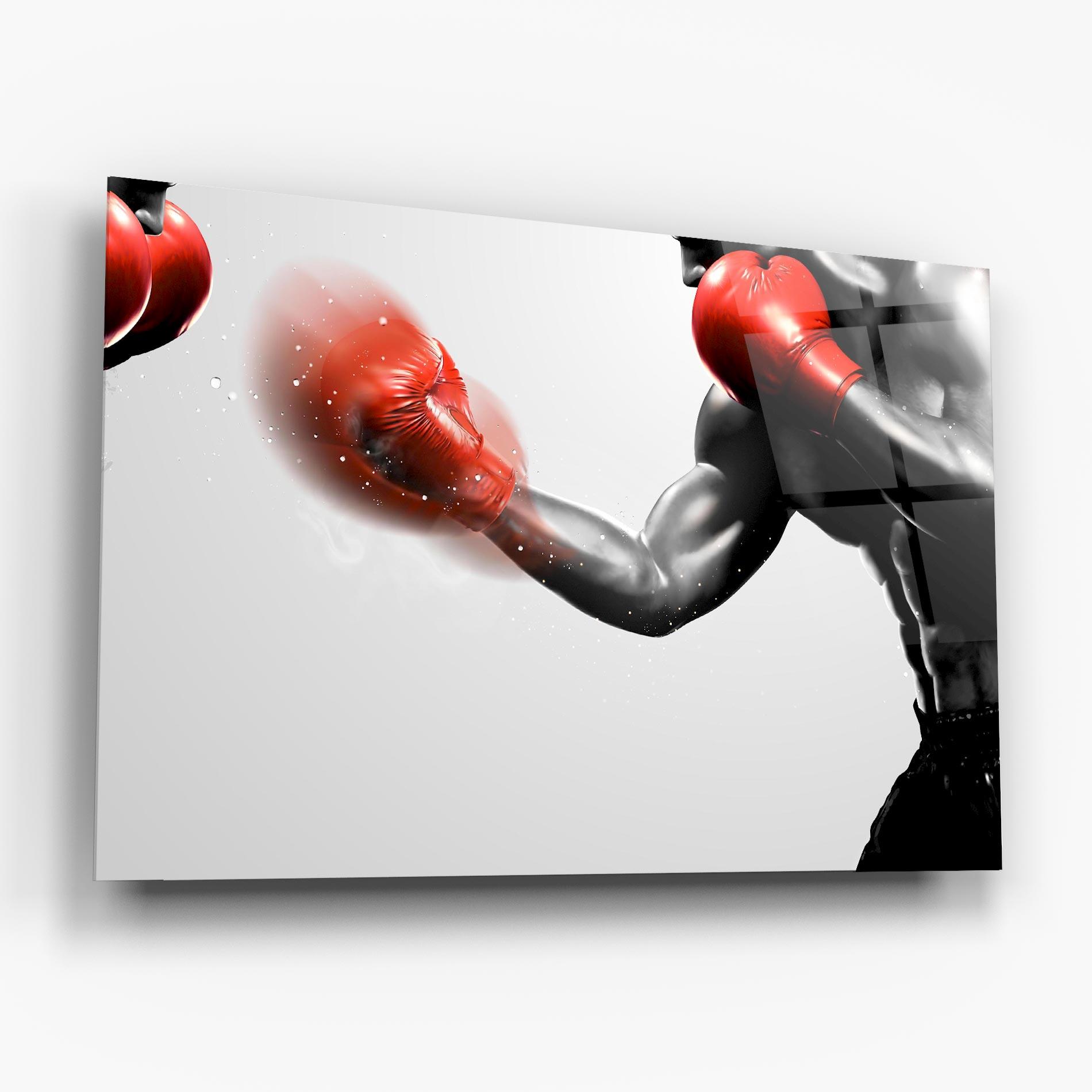 Üvegkép Red Smoke Box mockup 6