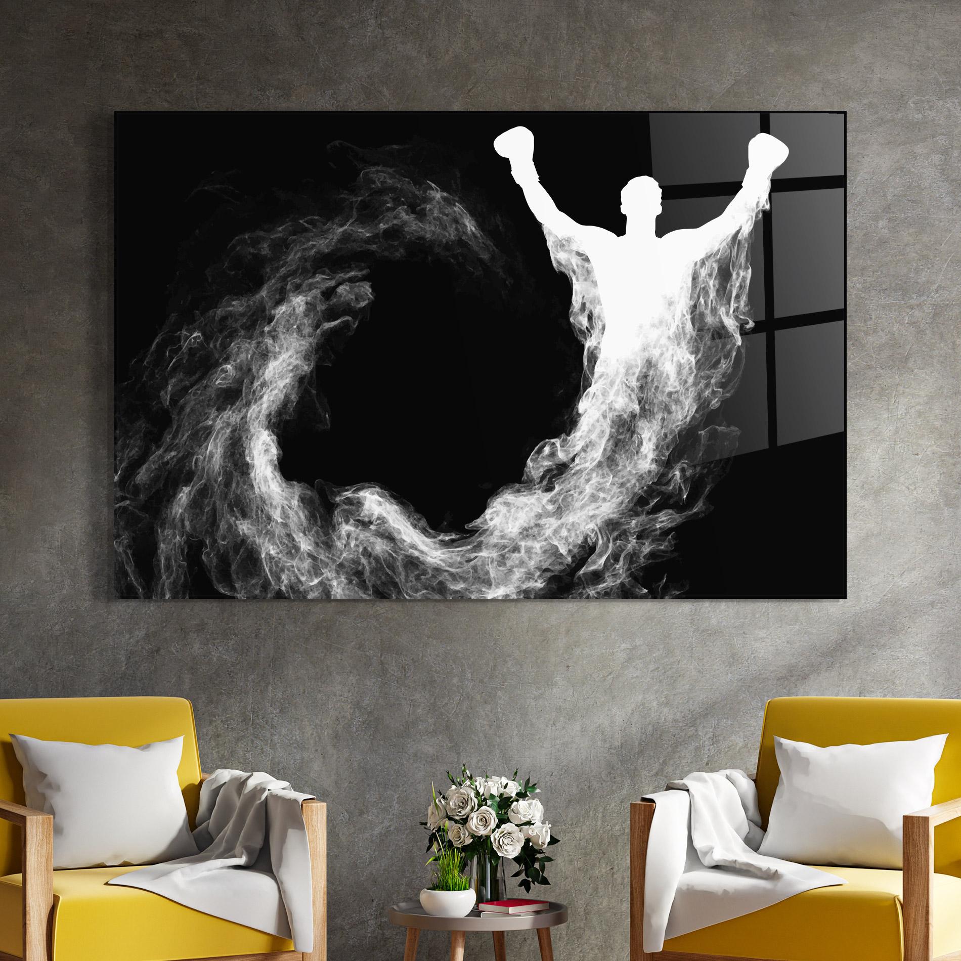 Üvegkép Box White Smoke mockup 4