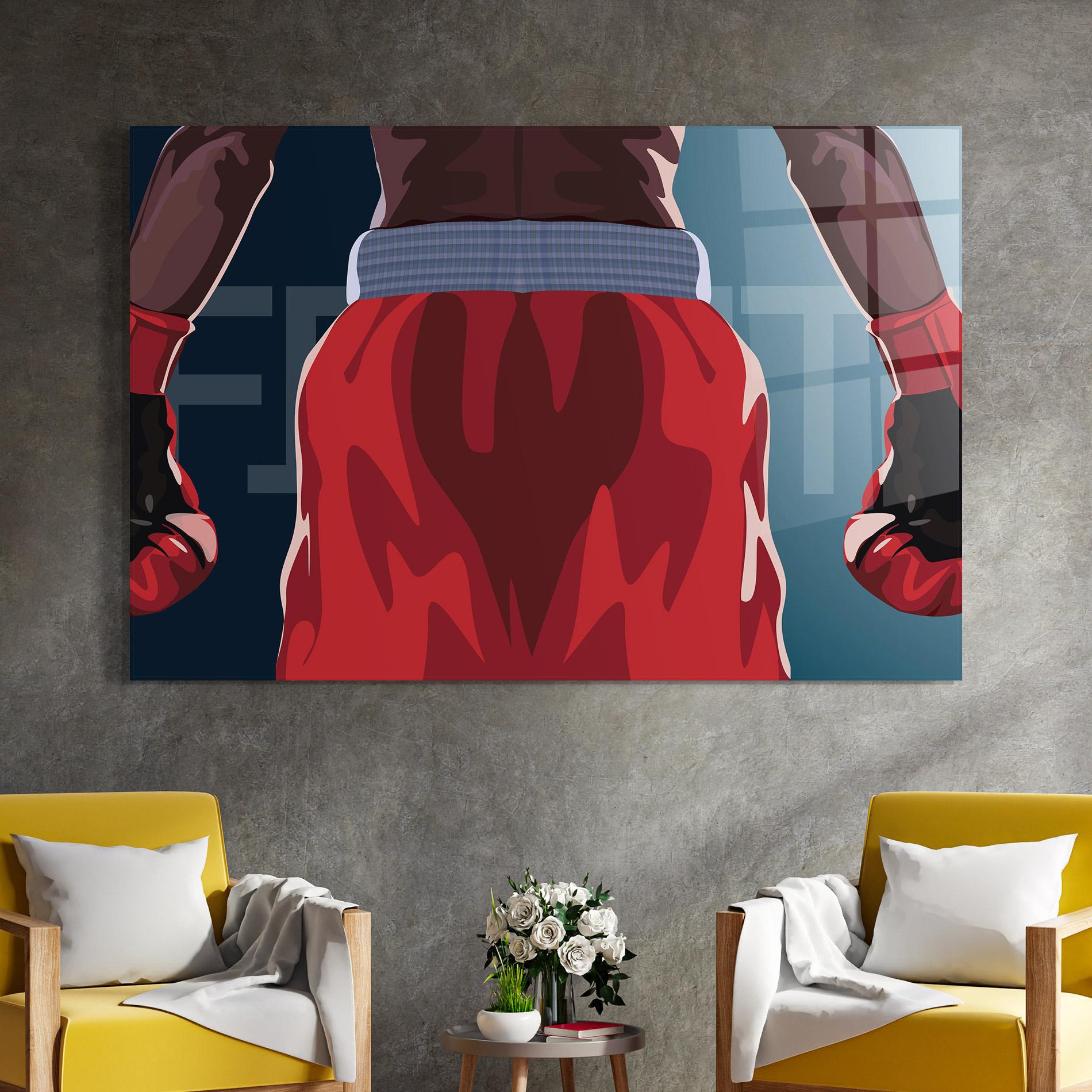 Üvegkép Fight Box mockup 4