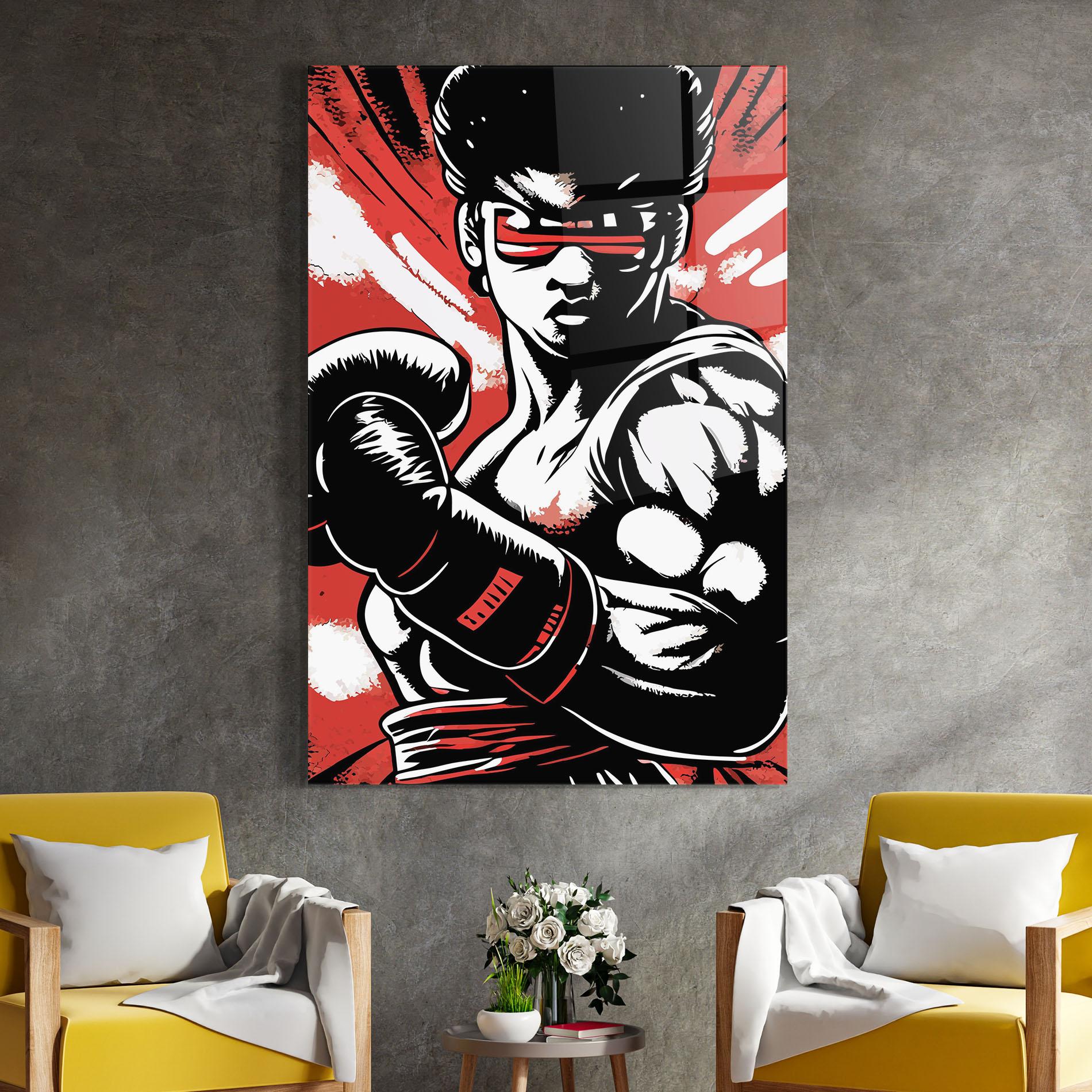 Üvegkép Video Game Box mockup 4