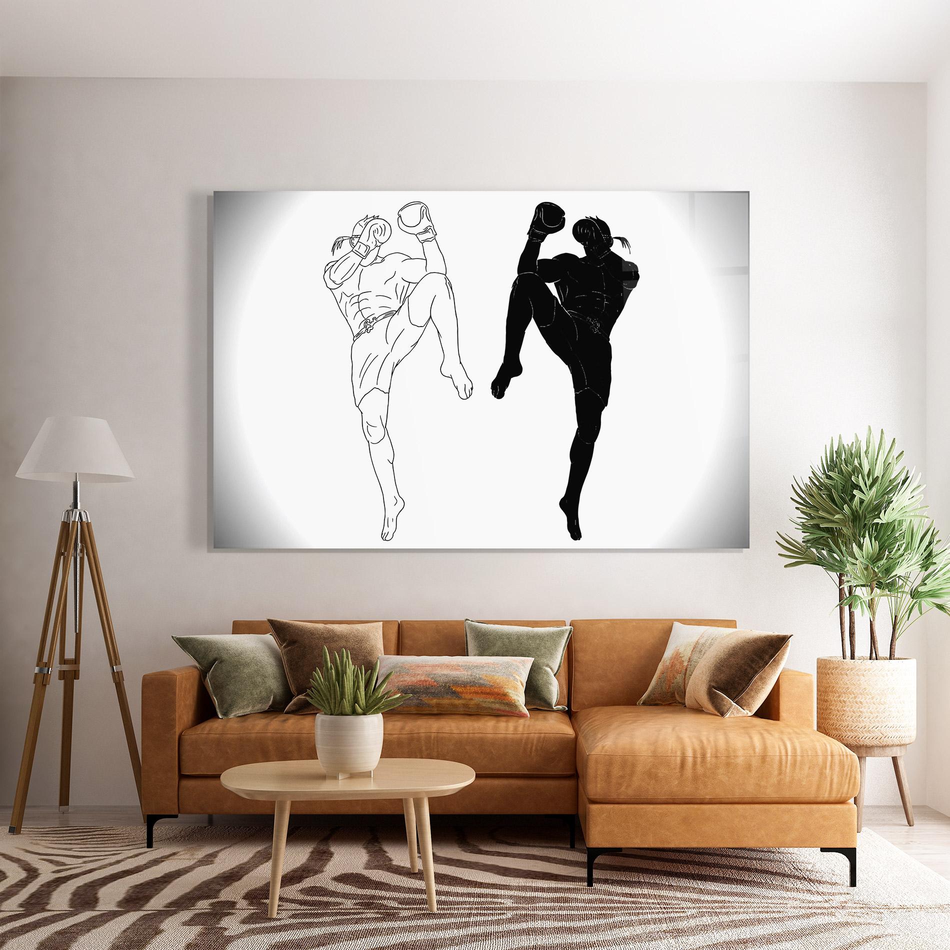 Üvegkép Box Kungfu mockup 7