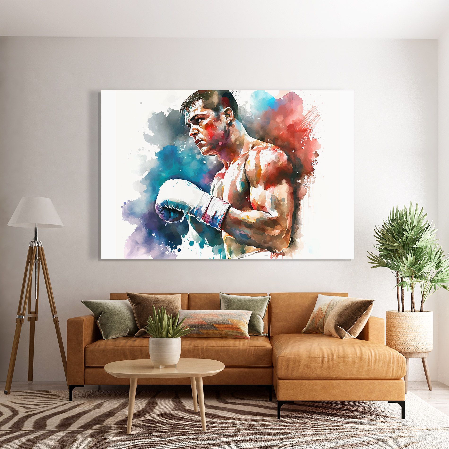 Boxing Red Blue mockup 7