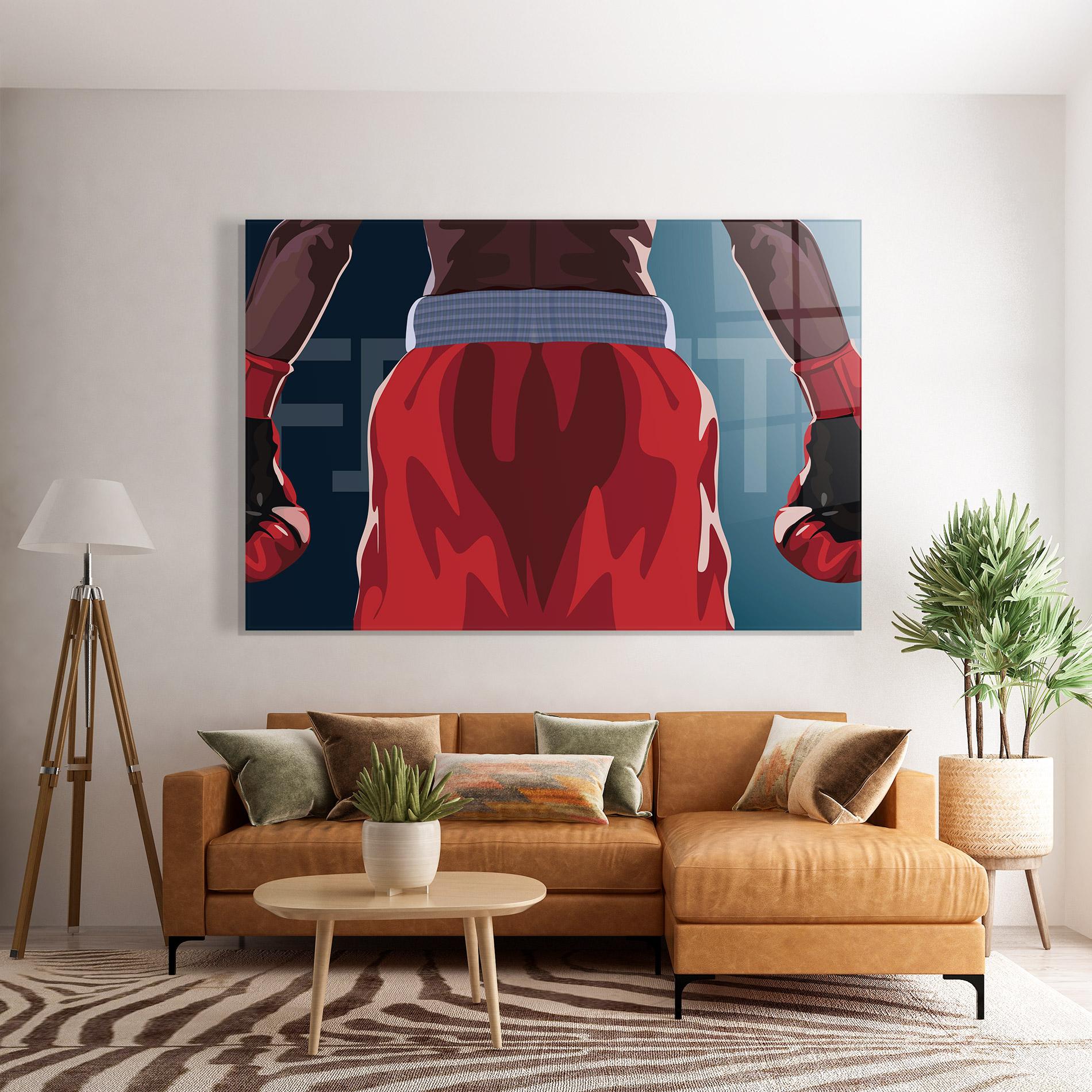 Üvegkép Fight Box mockup 7