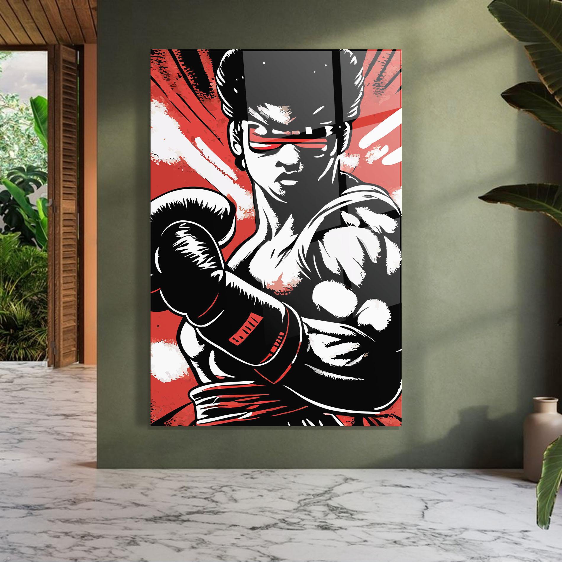 Üvegkép Video Game Box mockup 7